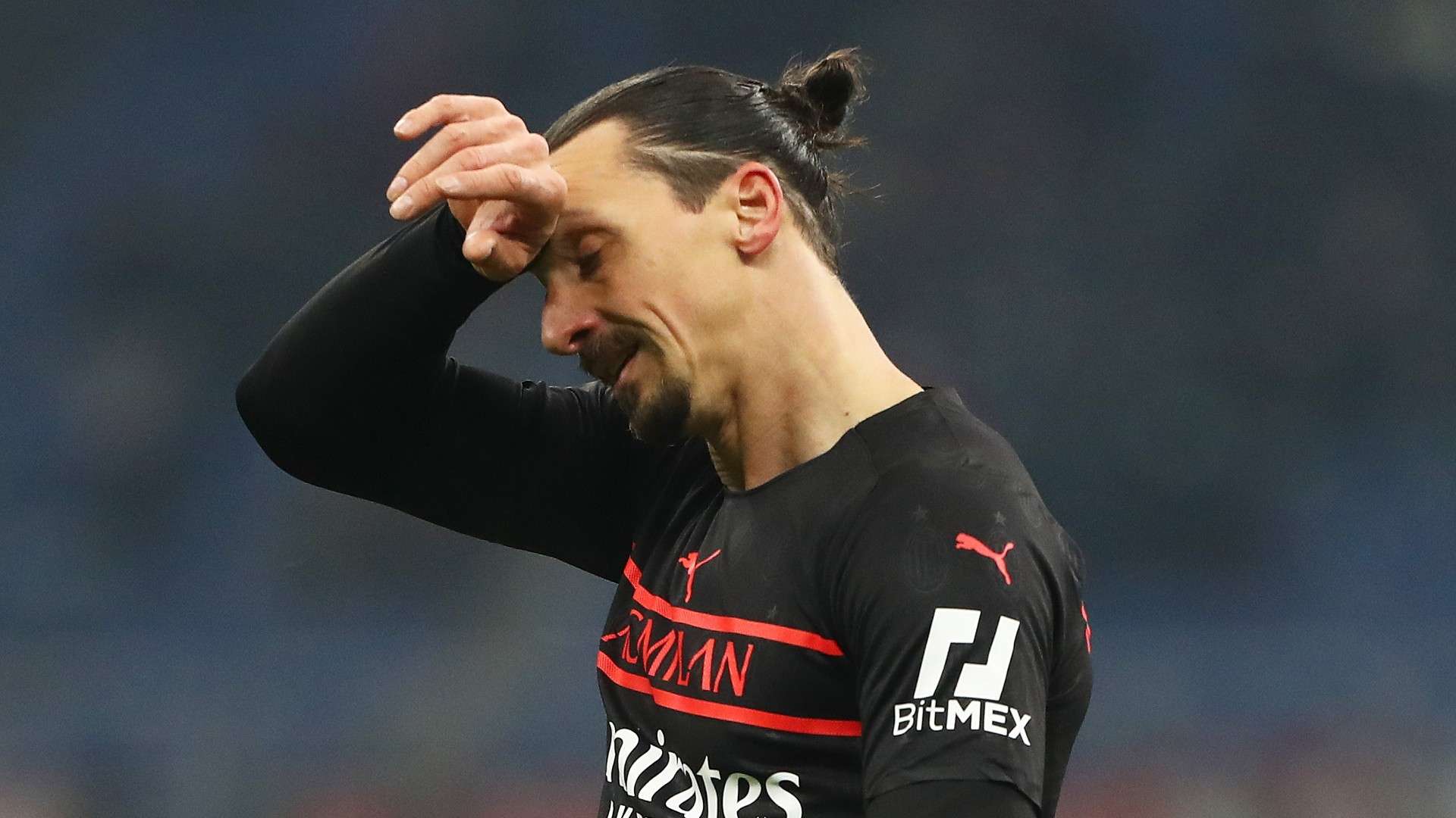 Zlatan Ibrahimovic AC Milan vs Napoli Serie A 2021-22