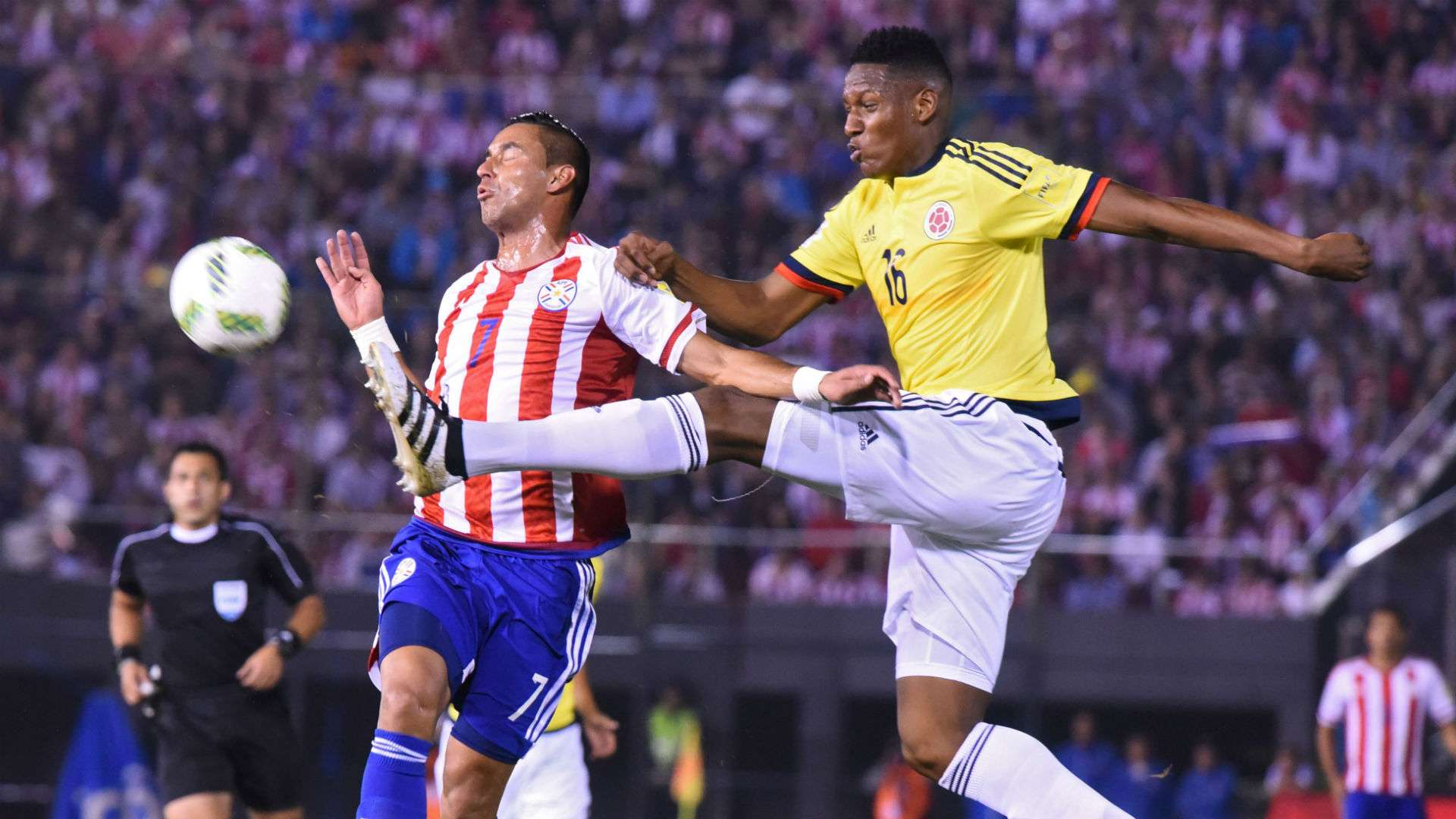 Yerri Mina Paraguay vs Colombia Eliminatoria 2016