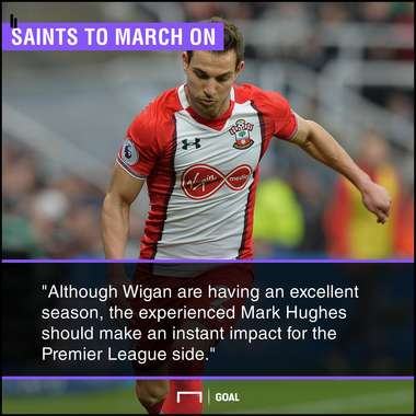 Wigan Southampton graphic