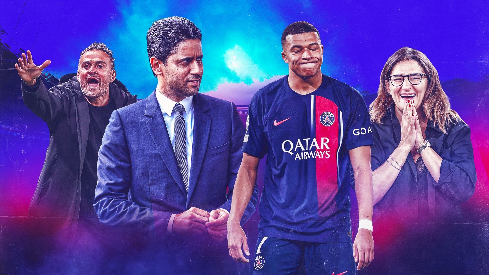 Kylian Mbappe Luis Enrique PSG