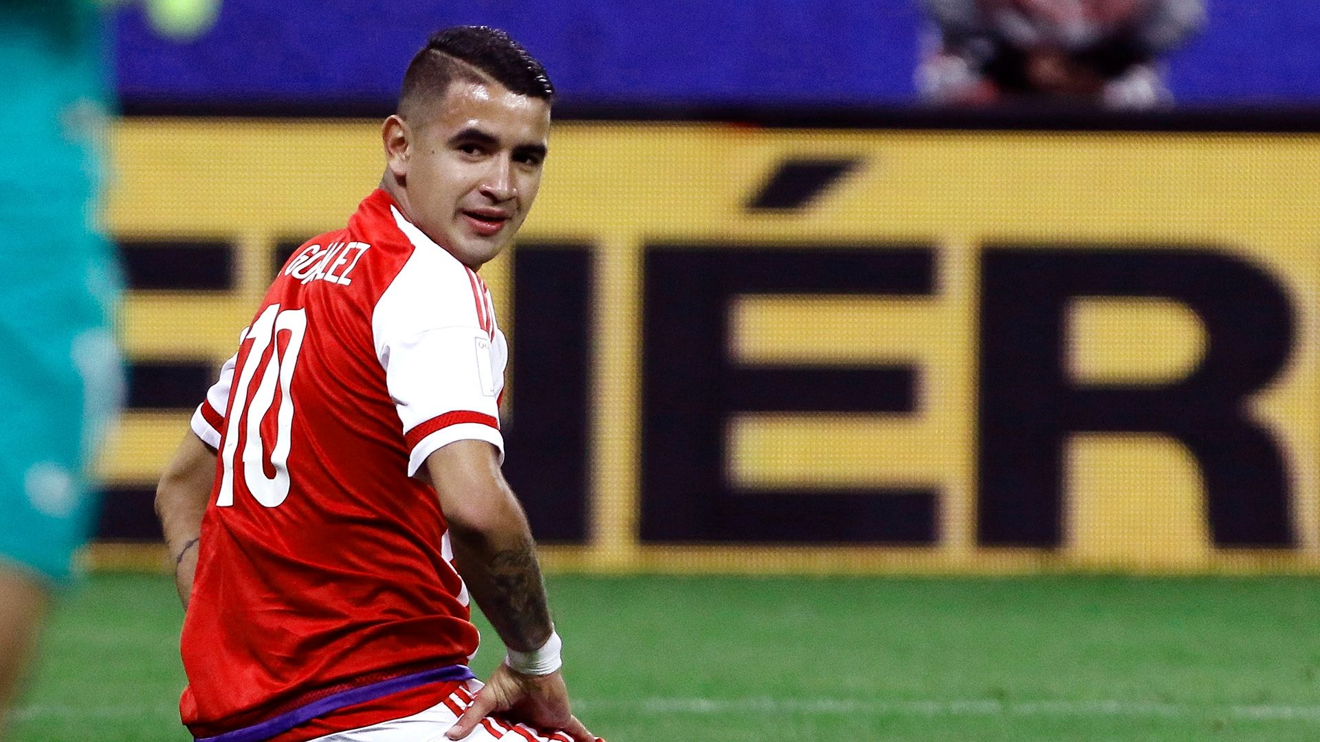 Derlis Gonzalez Brasil Paraguai Eliminatorias 2018 28032017