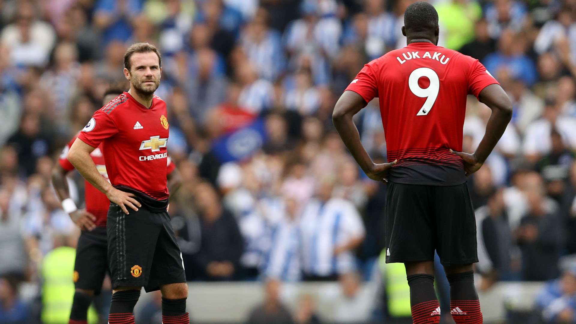 Romelu Lukaku Juan Mata Manchester United 19082018