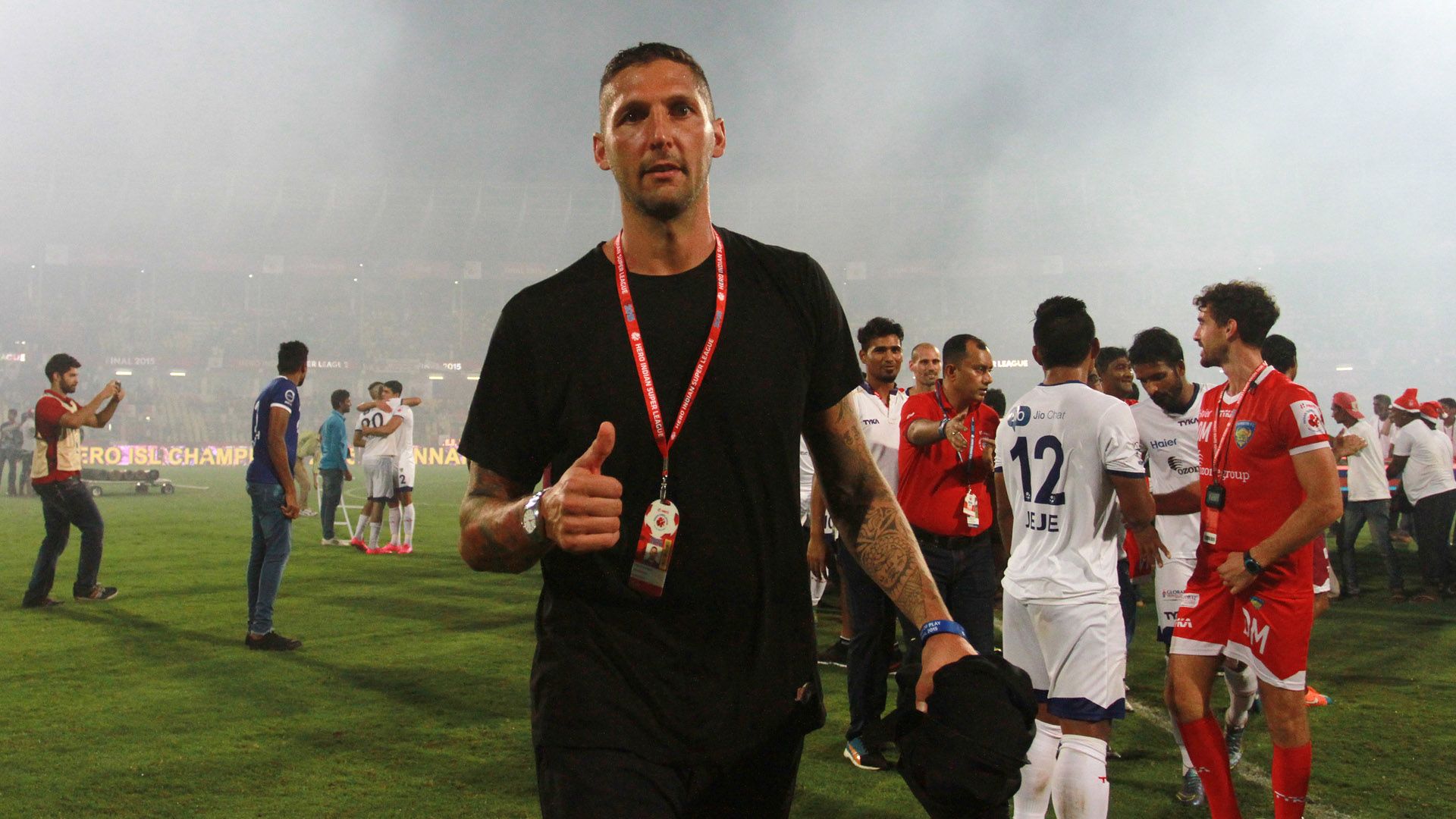 Marco Materazzi FC Goa Chennaiyin FC ISL season 2 Final
