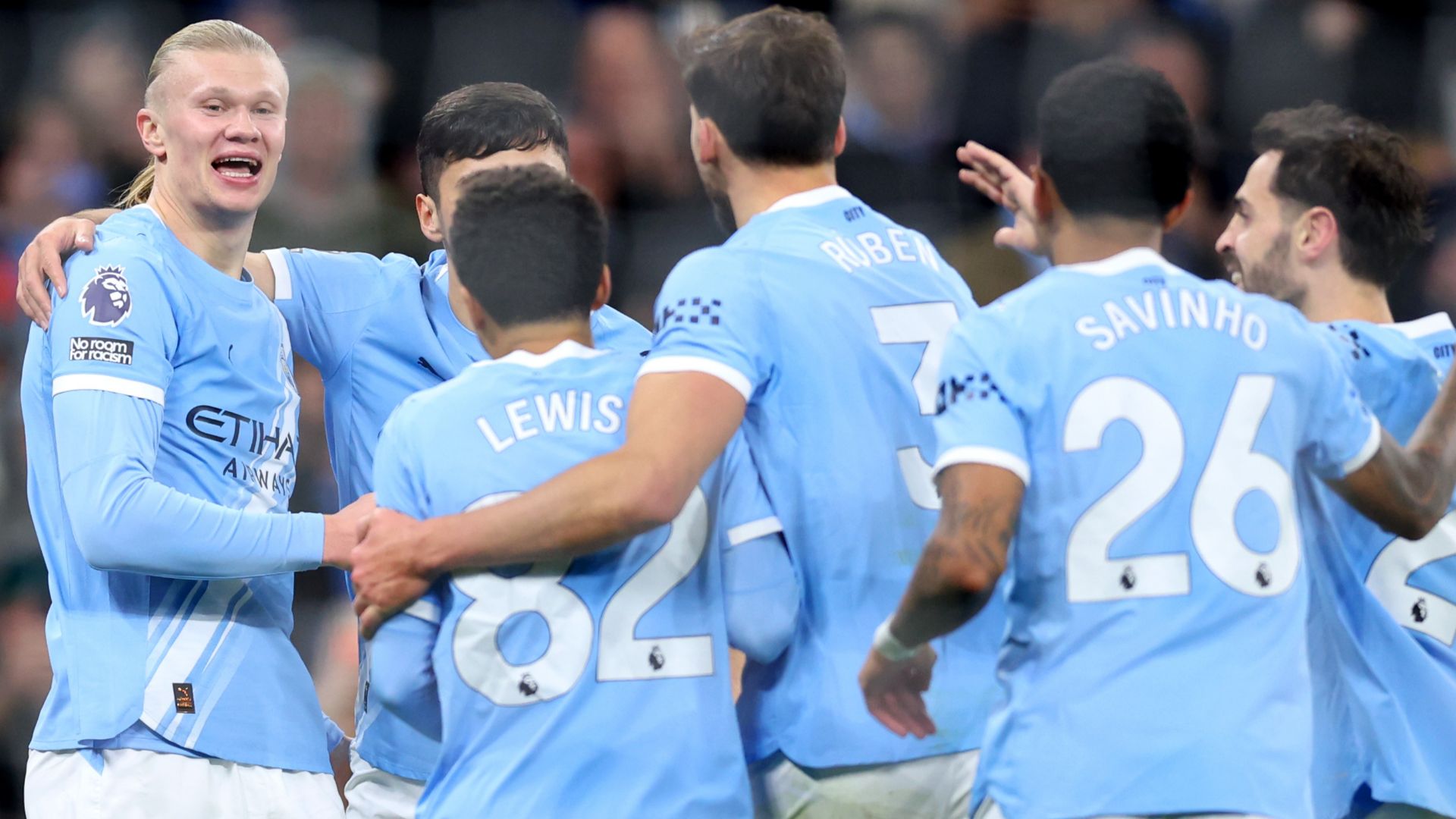 Manchester City goal 2025-26 Erling Haaland