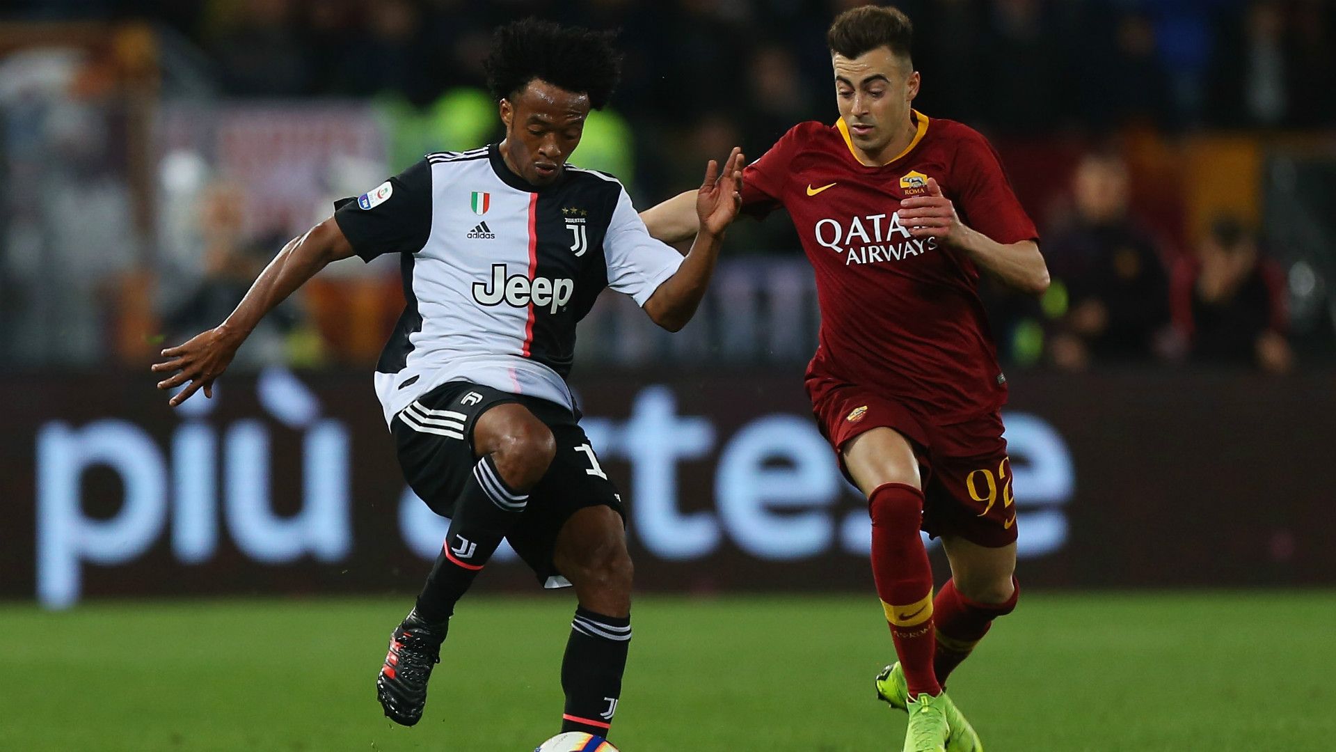 Roma-Juventus Cuadrado El Shaarawy