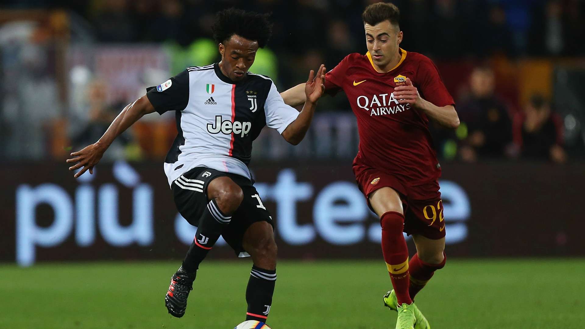 Roma-Juventus Cuadrado El Shaarawy
