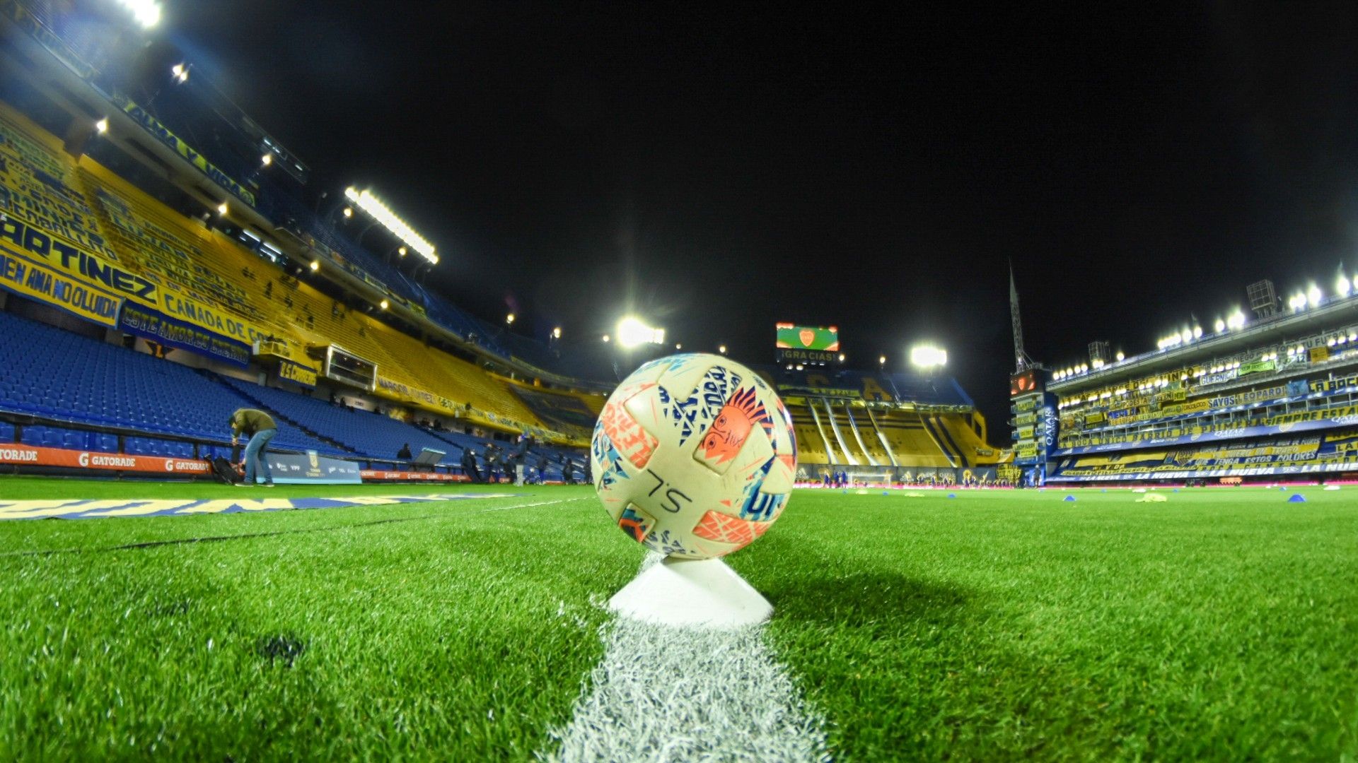 pelota Boca Juniors San Lorenzo Torneo Liga Profesional 27072021