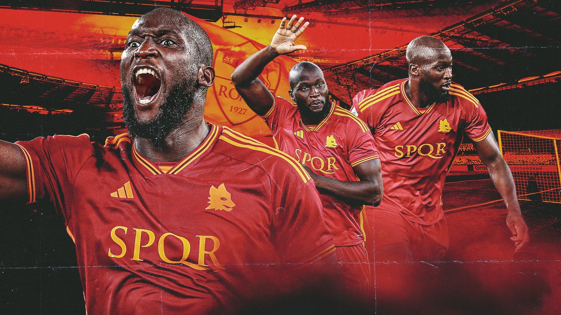 Romelu Lukaku Roma GFX 