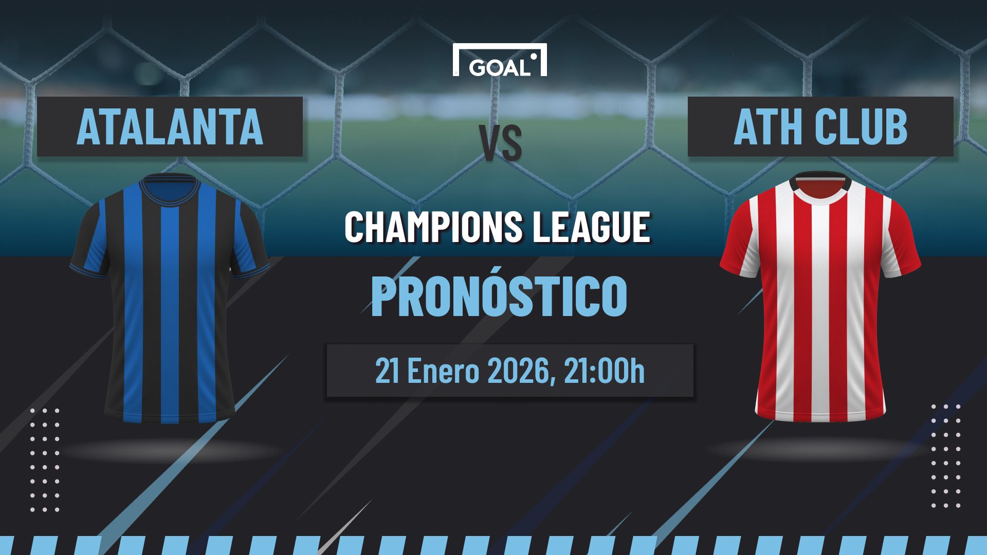 Atalanta vs Athletic Club Pronóstico y Apuestas Champions League | 21/01/26