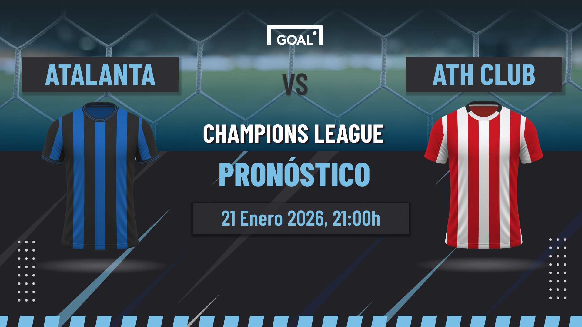 Atalanta vs Athletic Club Pronóstico y Apuestas Champions League | 21/01/26