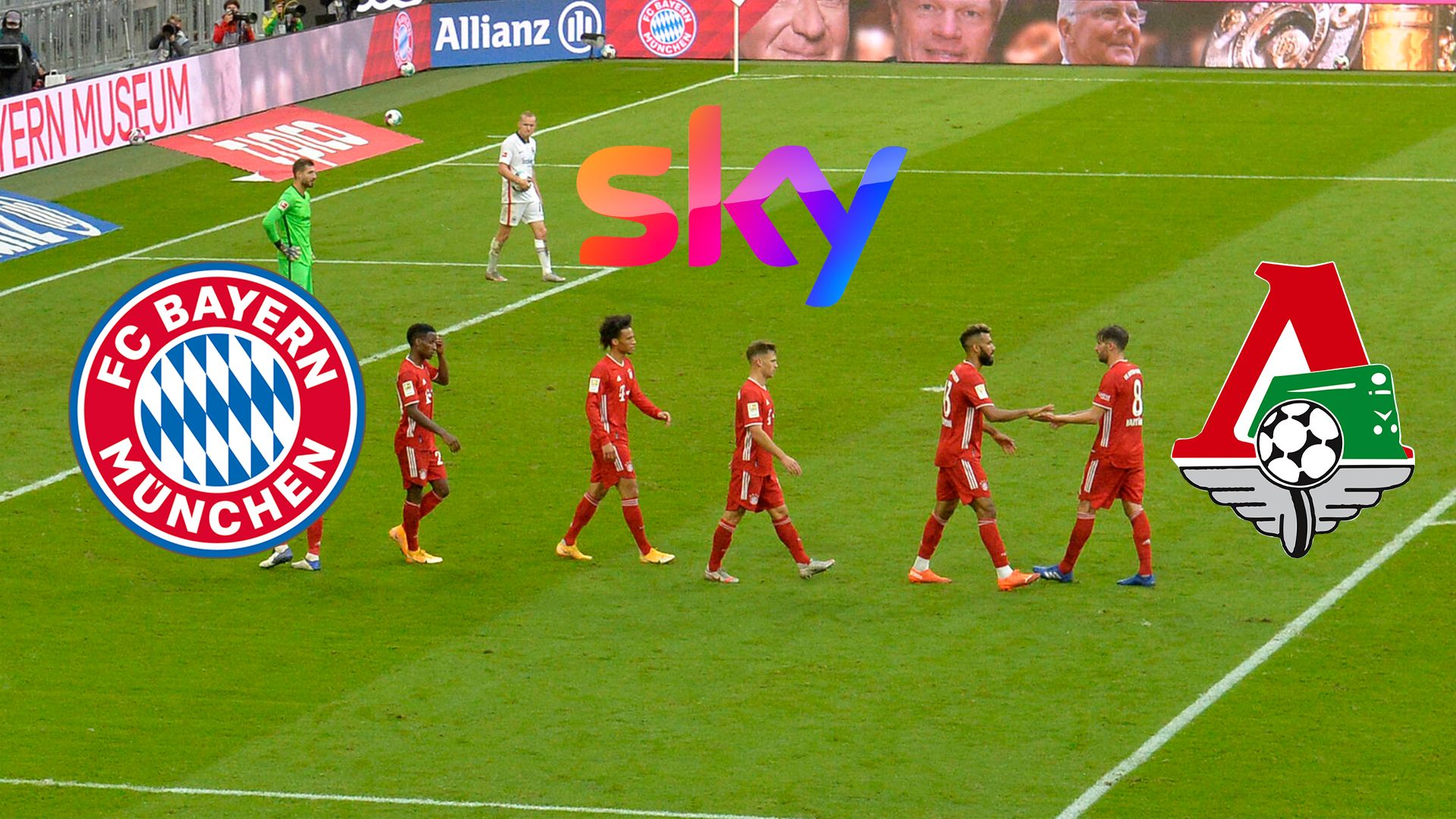 ONLY GERMANY header bayern munich münchen lok moskau moskva sky