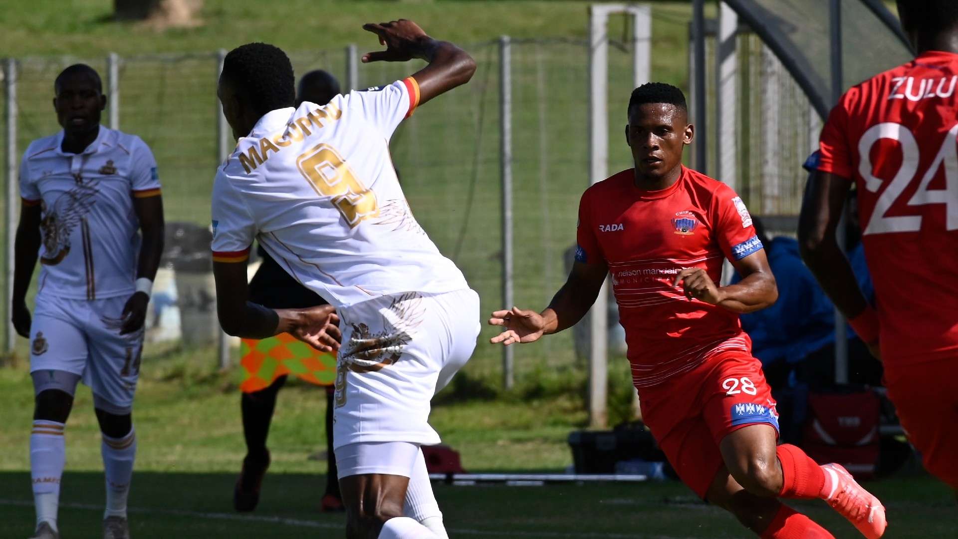 Mxolisi Macuphu and Thabiso Lebitso, Royal AM vs Chippa United