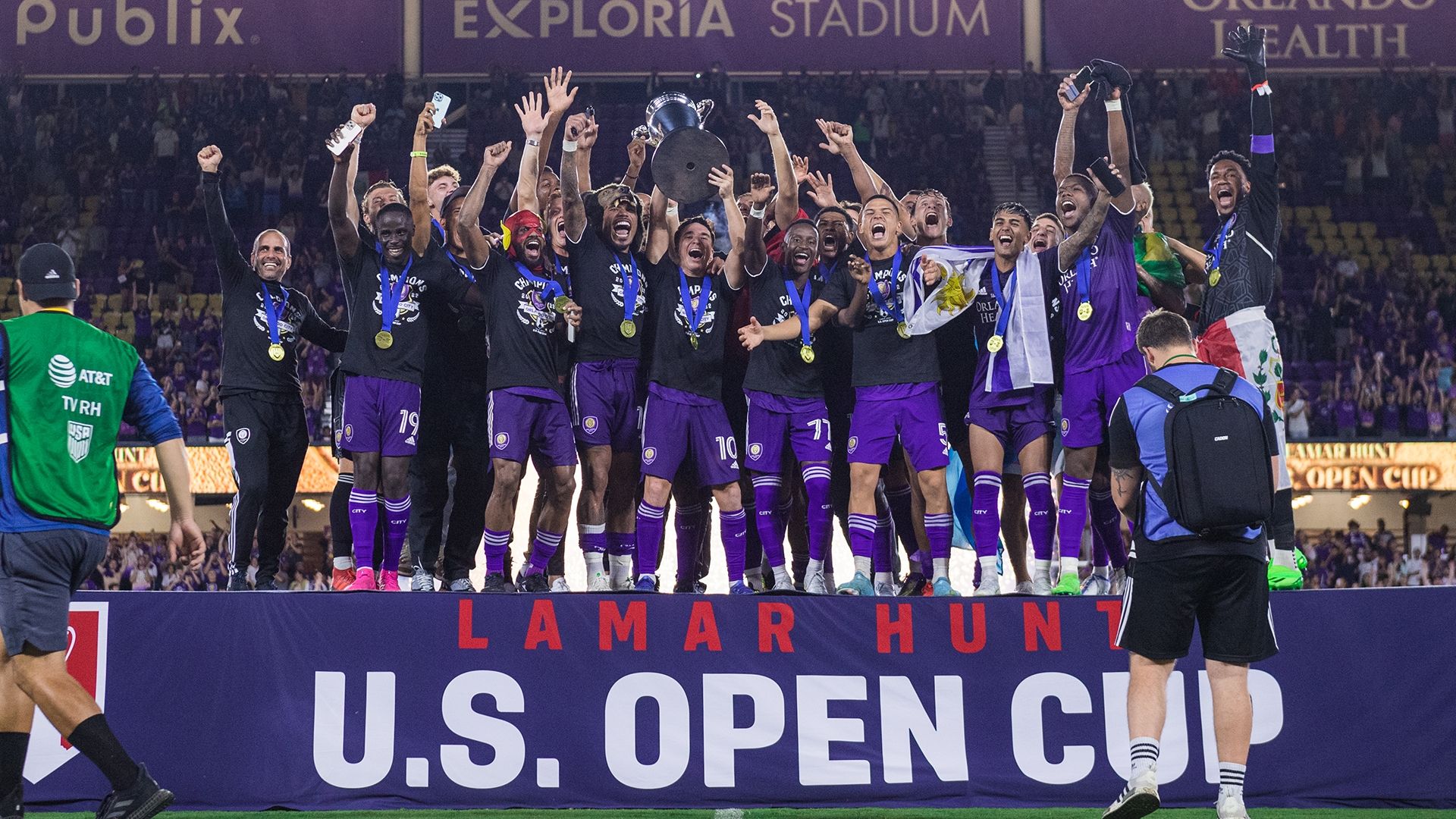 Orlando City SC celebrations U.S. Open Cup 2022-23