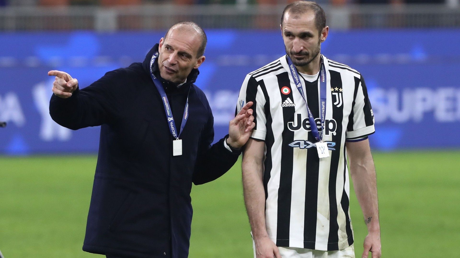 Allegri Chiellini Juventus