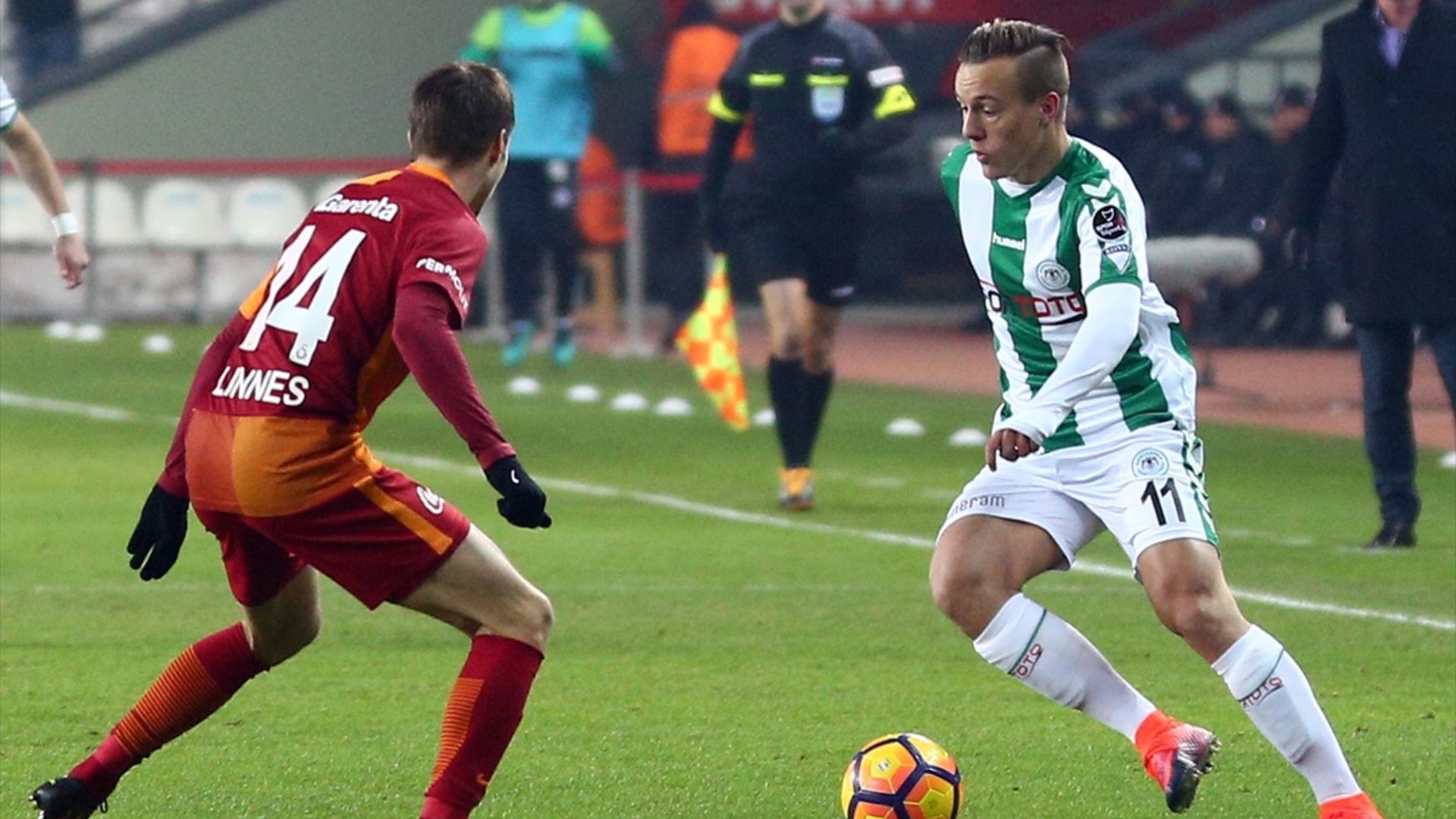 Konyaspor Galatasaray Martin Linnes 01142016 STSL
