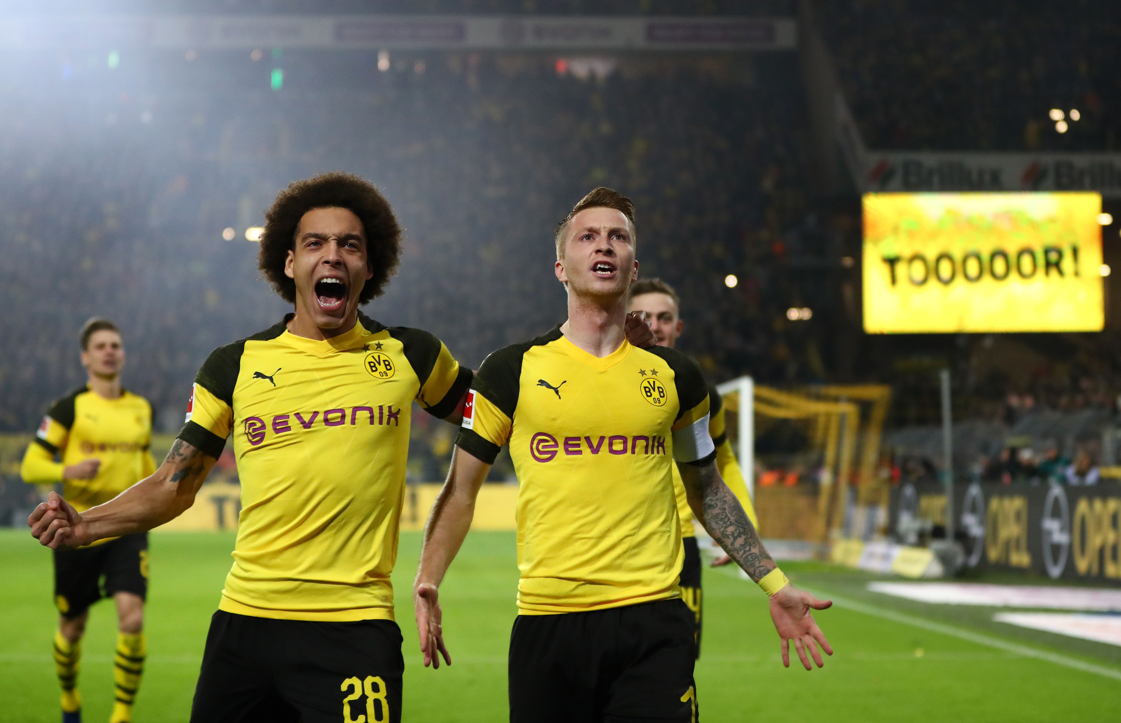 Alex Witsel Marco Reus Borussia Dortmund Bayern Munchen Goal Celebration Bundesliga 11/10/18