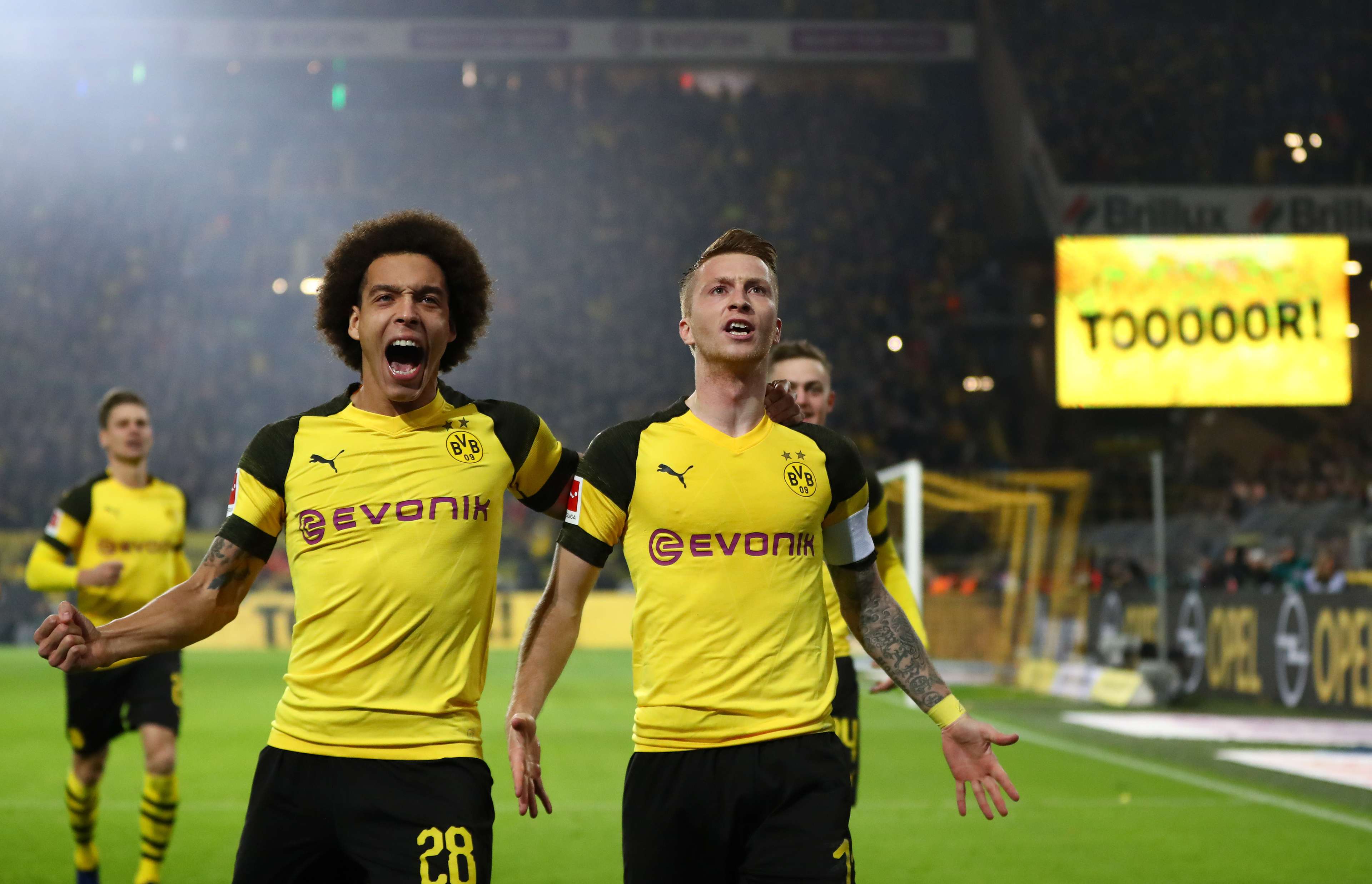 Alex Witsel Marco Reus Borussia Dortmund Bayern Munchen Goal Celebration Bundesliga 11/10/18