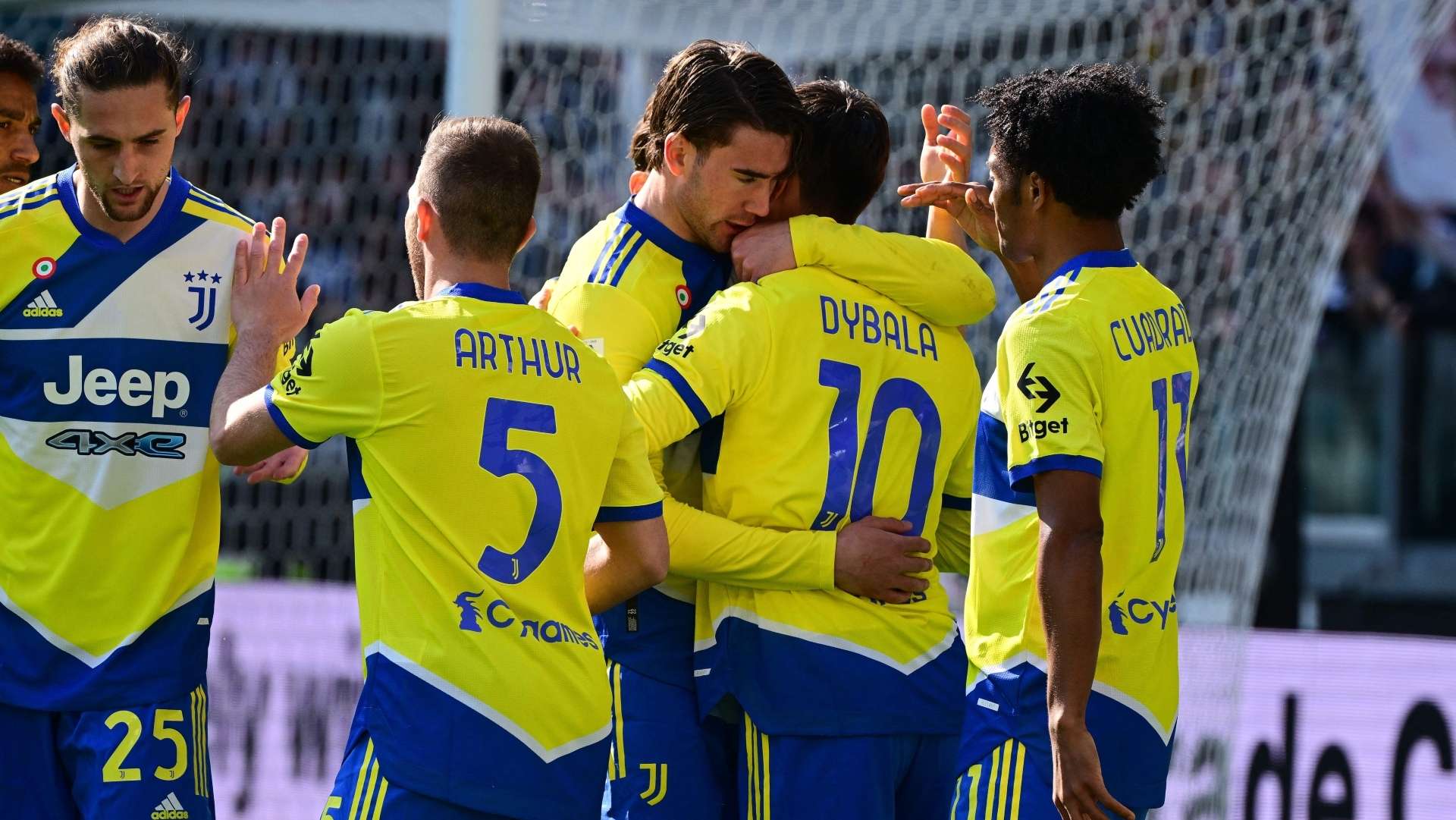 Dybala Vlahovic Juventus Salernitana