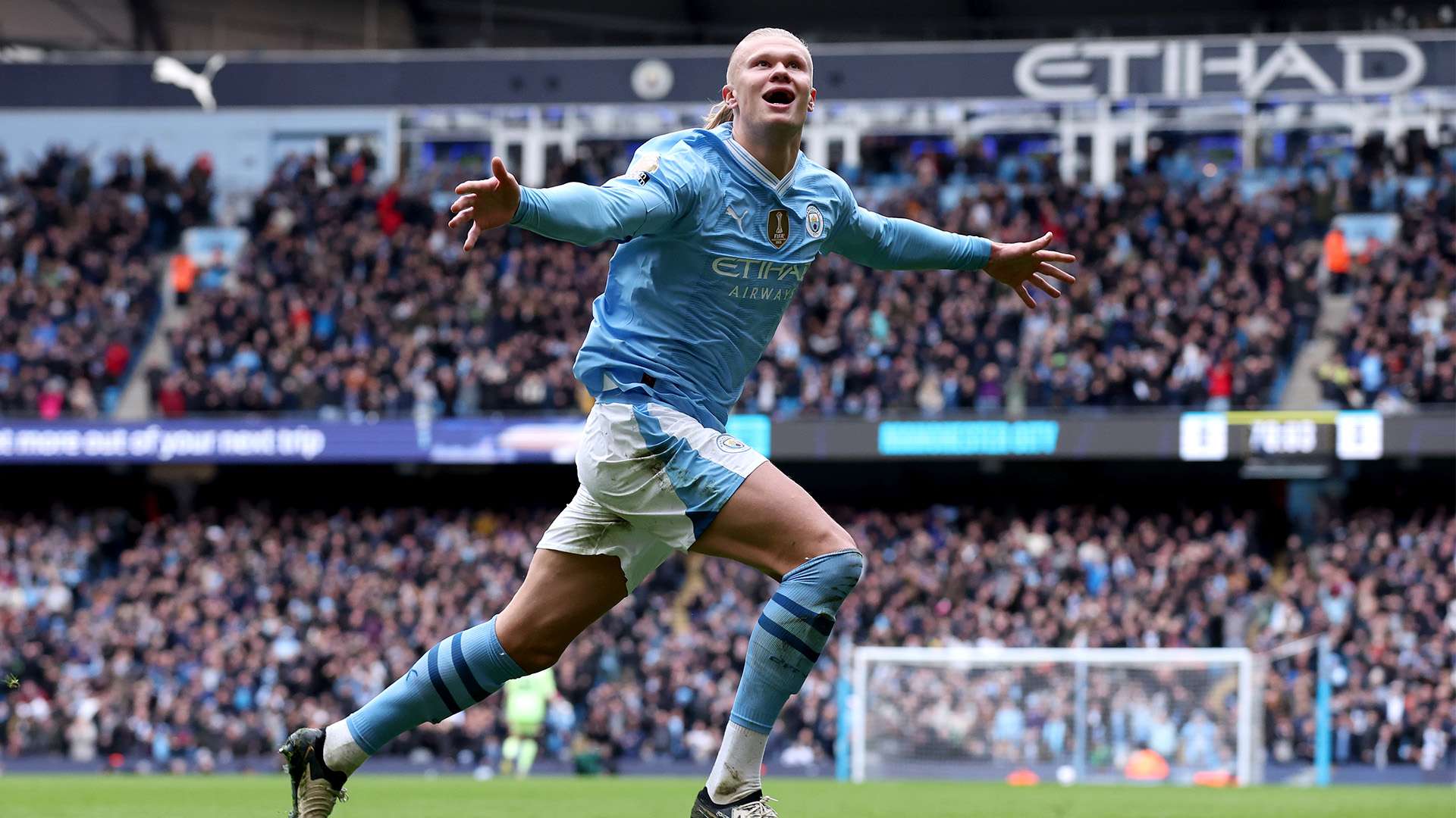 Haaland Man City Soccer