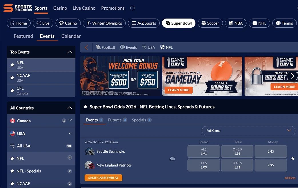 sia roc super bowl betting