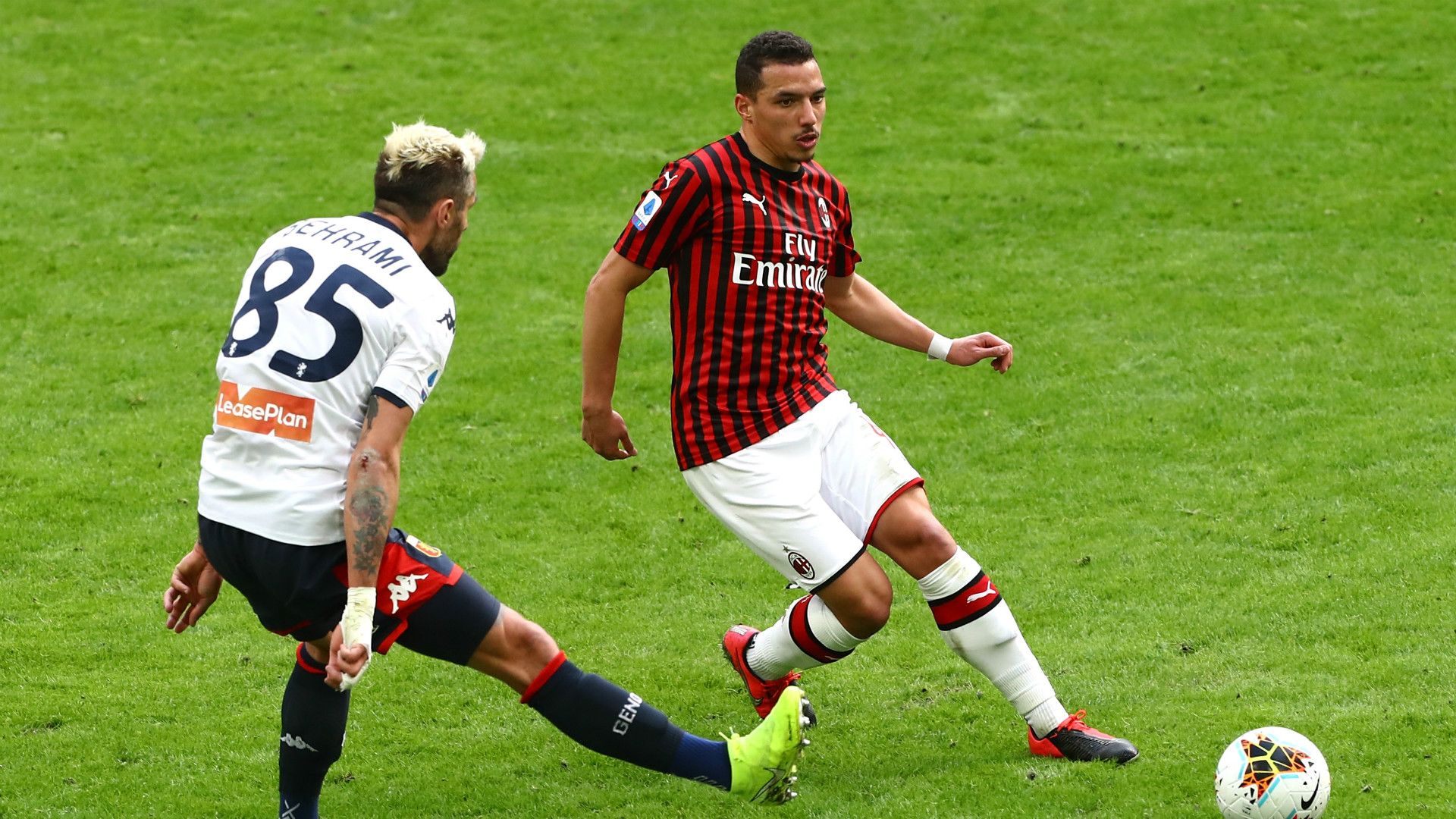 Ismael Bennacer Valon Behrami Milan Genoa