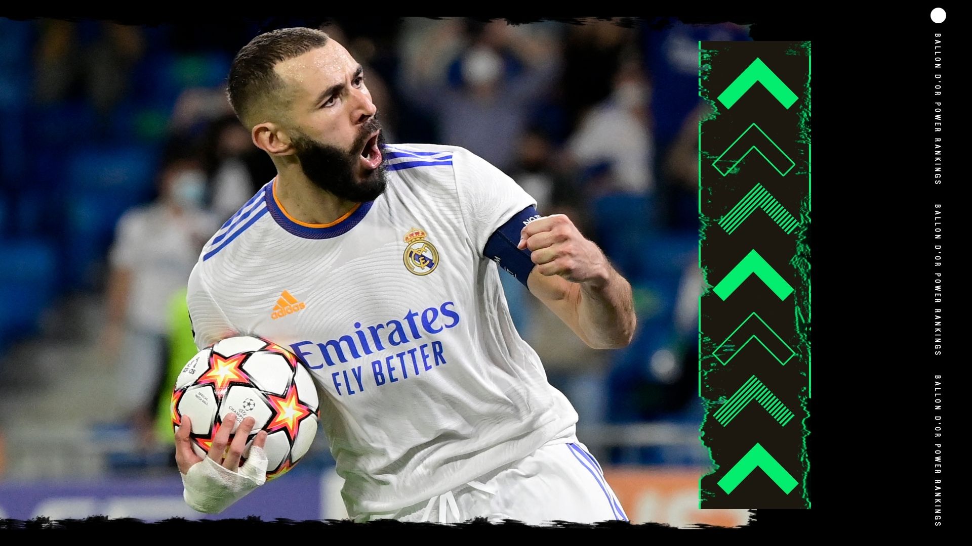 Karim Benzema Ballon d'Or Rankings GFX