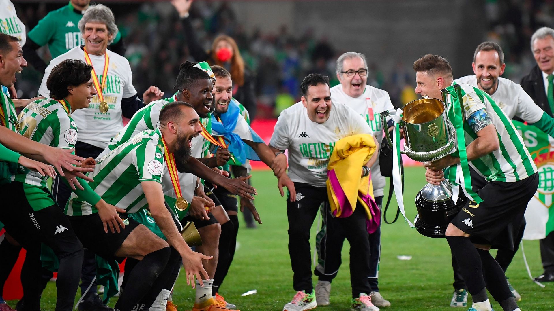 Celebración Betis Copa del Rey