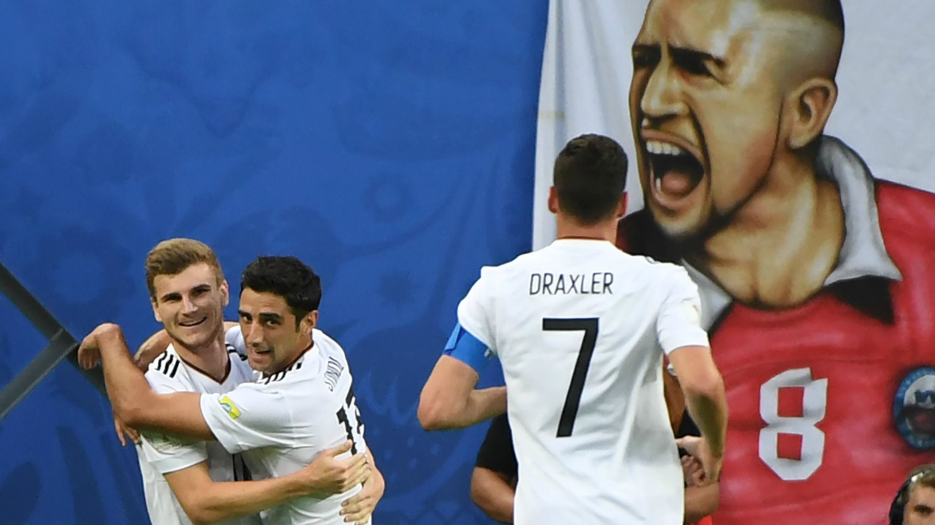 Julian Draxler Timo Werner Lars Stindl Chile Germany 020717
