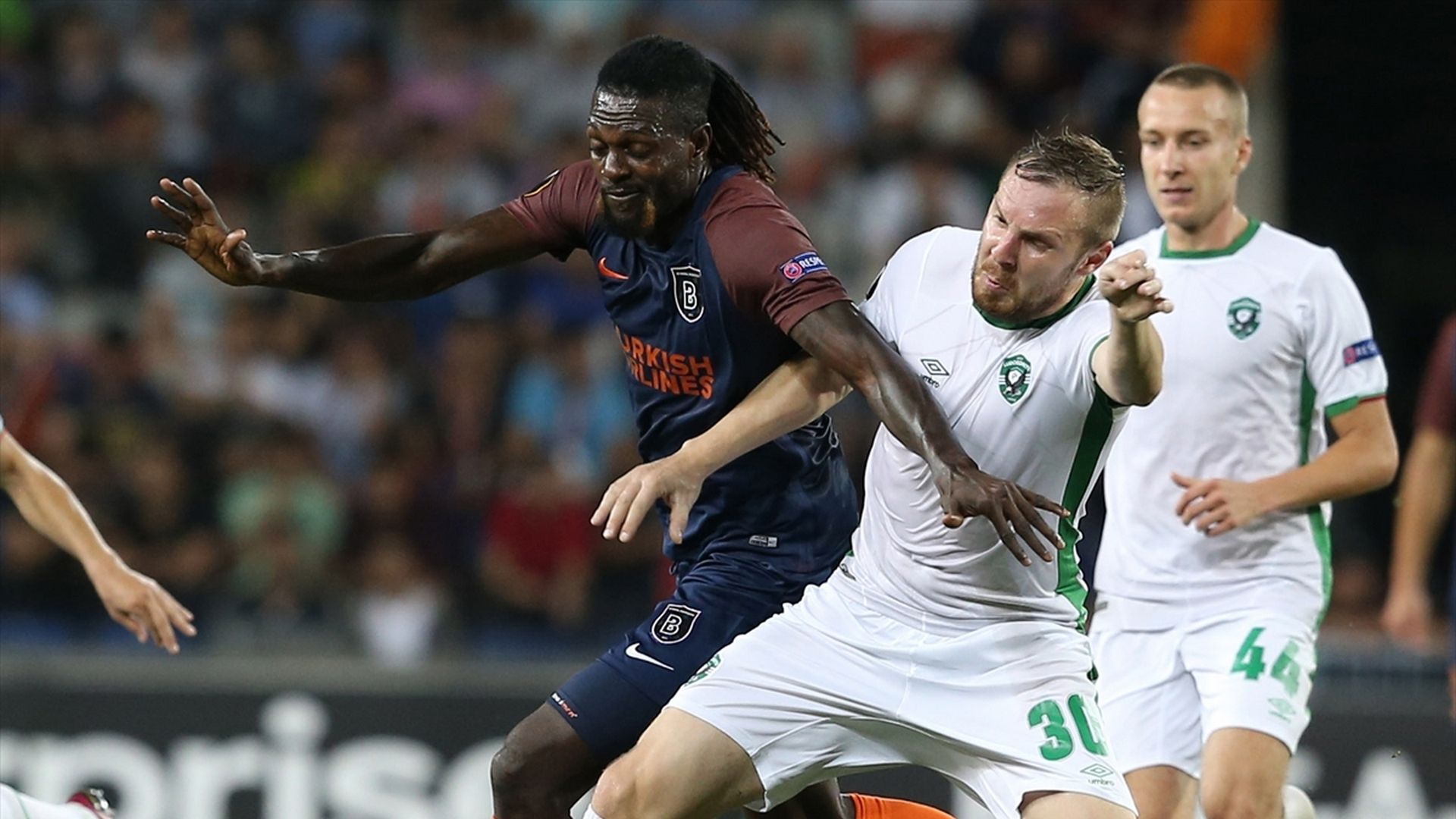 Emmanuel Adebayor Cosmin Moti Basaksehir Ludogorets UEL 1492017