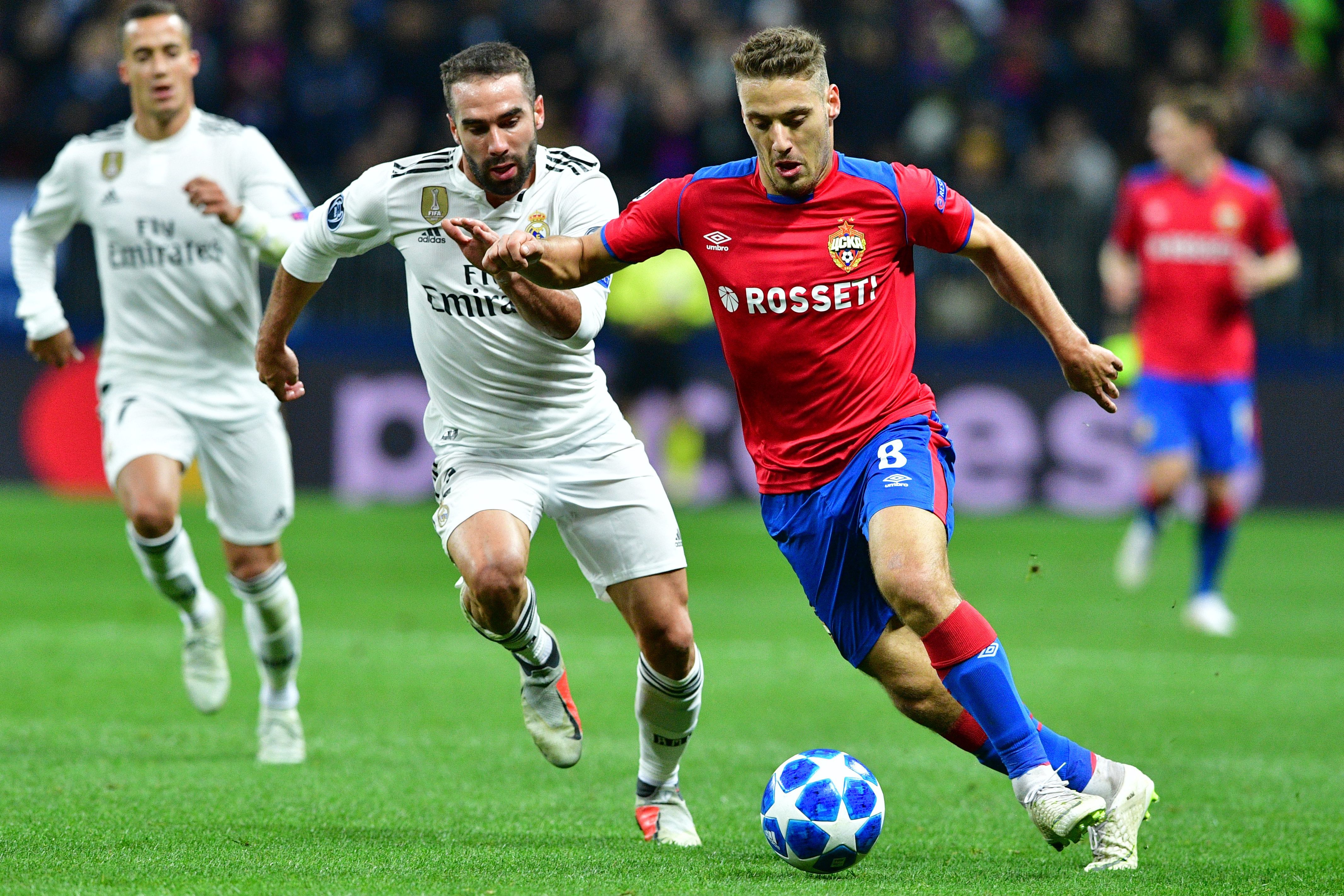DANI CARVAJAL CSKA MOSCU REAL MADRID CHAMPIONS LEAGUE