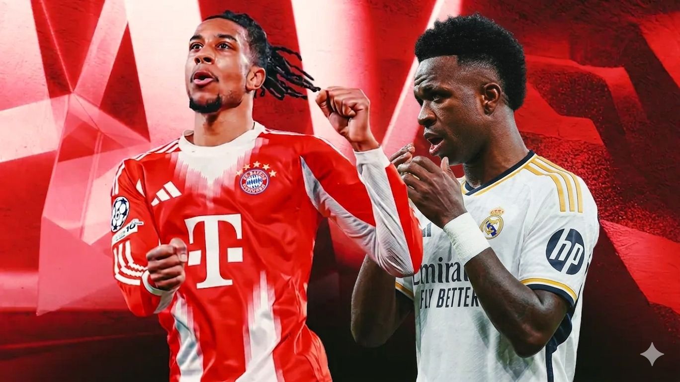 Michael Olise Bayern Munich Vinicius Real Madrid GFX GOAL ONLY