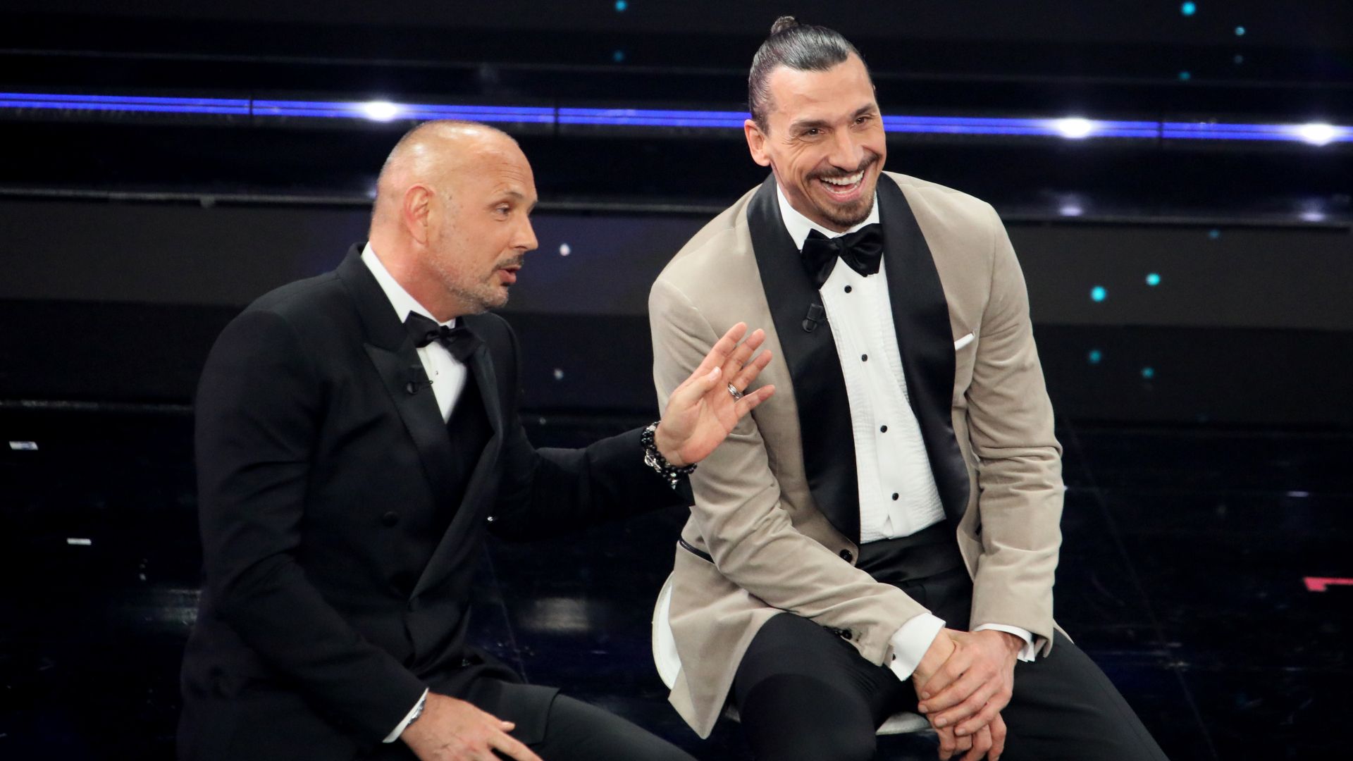 Sinisa Mihajlovic Zlatan Ibrahimovic Sanremo