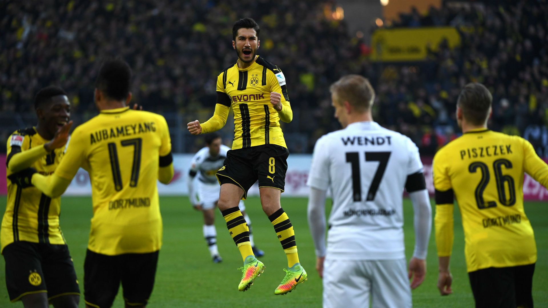 Nuri Sahin Bundesliga Dortmund v Gladback 031216