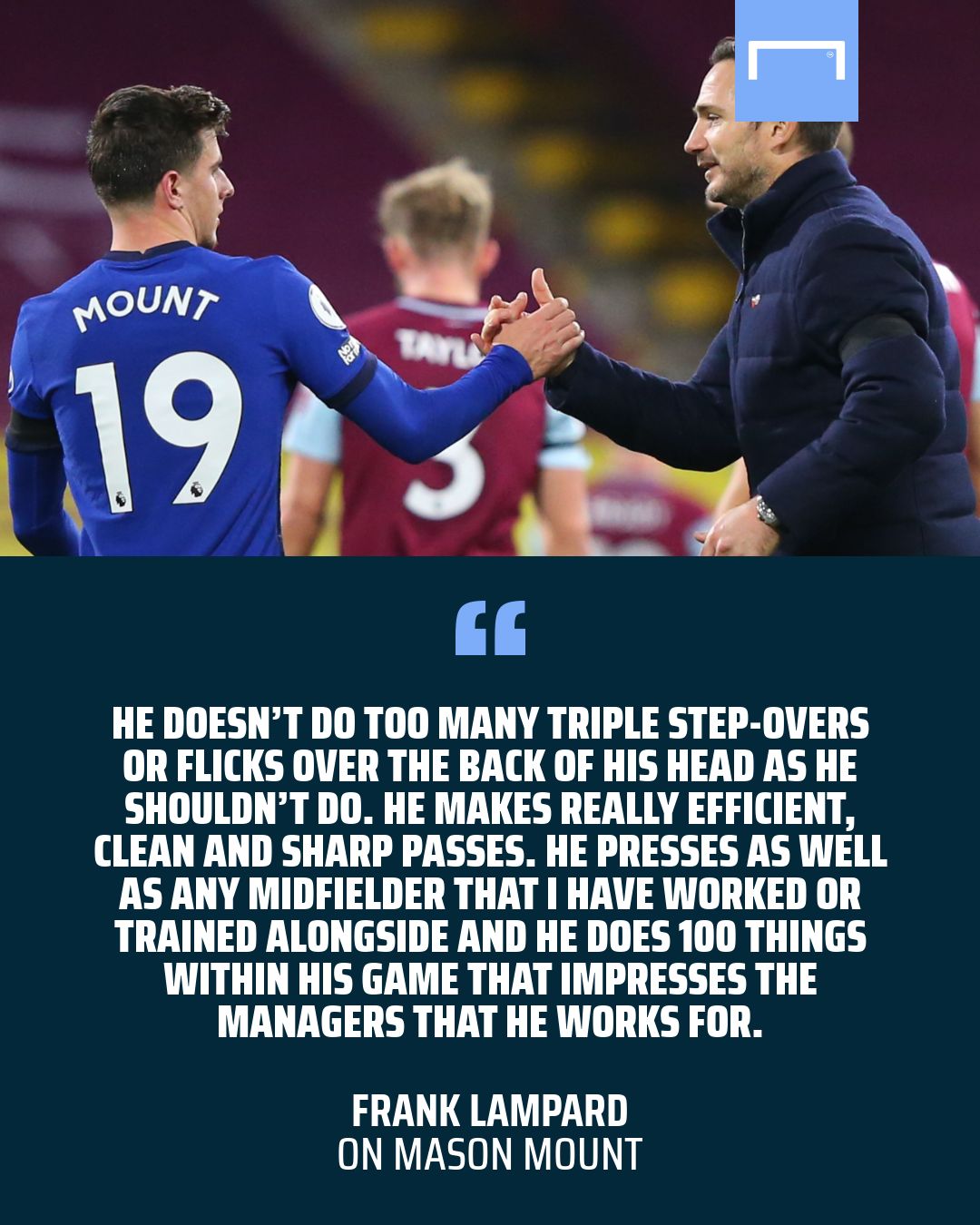 Frank Lampard quote GFX on Mason Mount