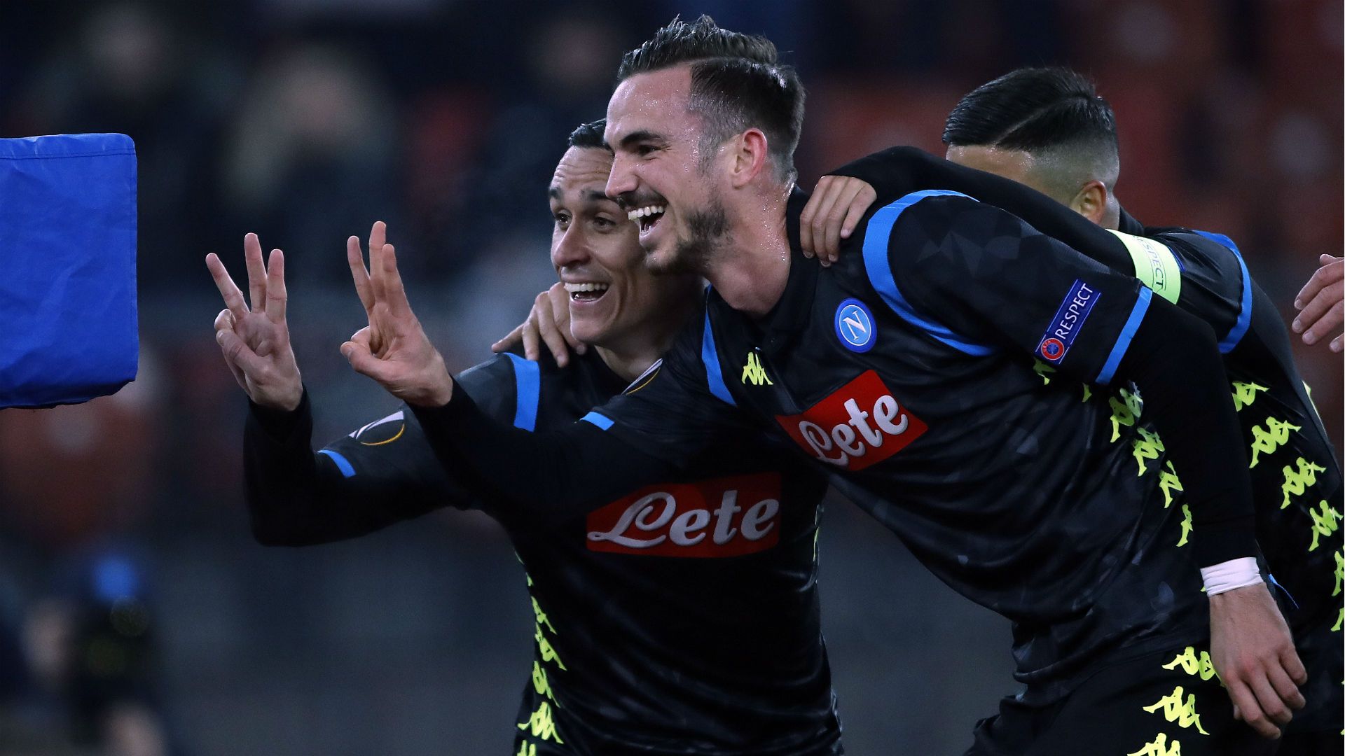 Callejon Fabian Ruiz Zurigo Napoli Europa League