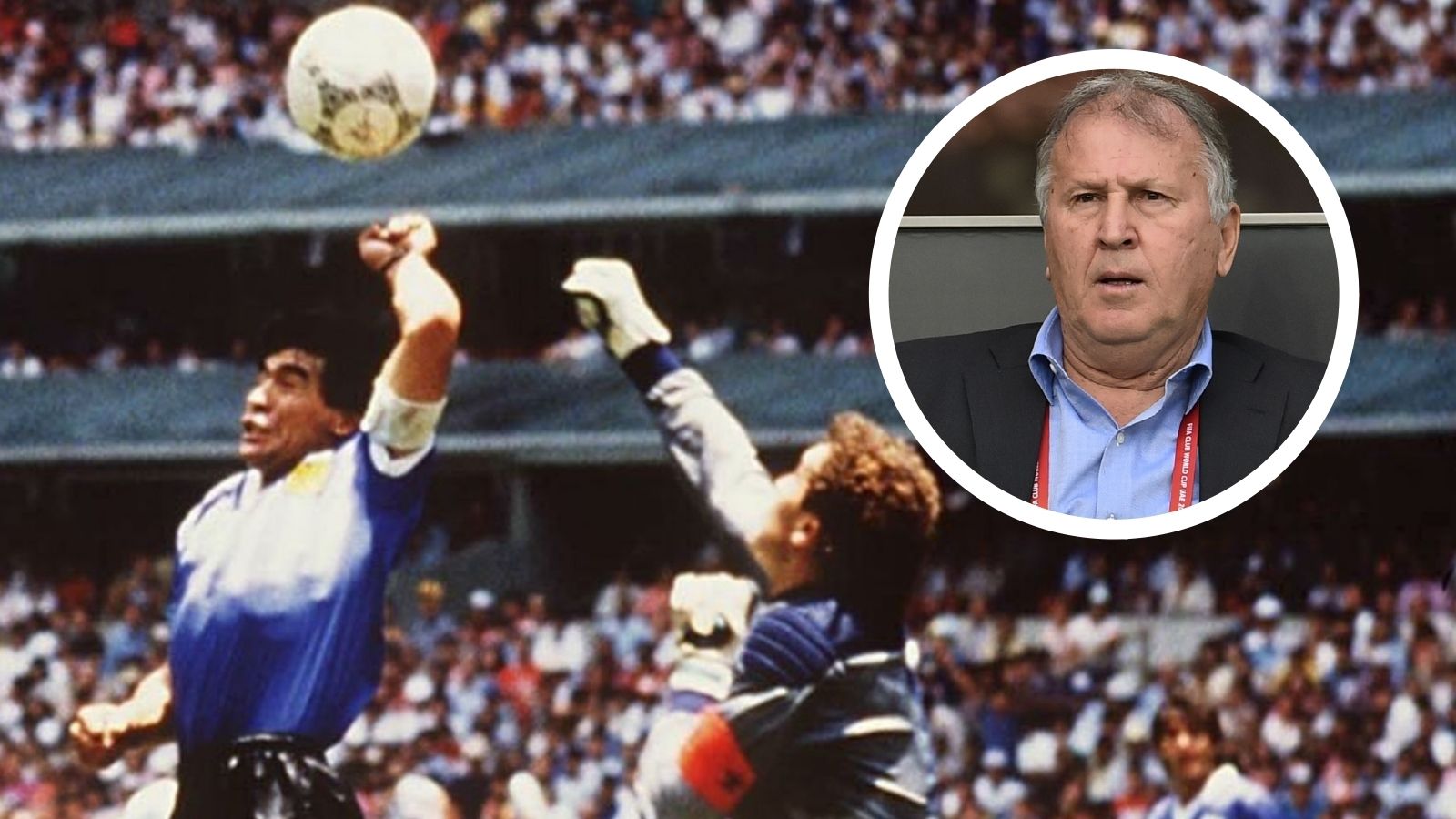 Zico & Maradona's hand of God