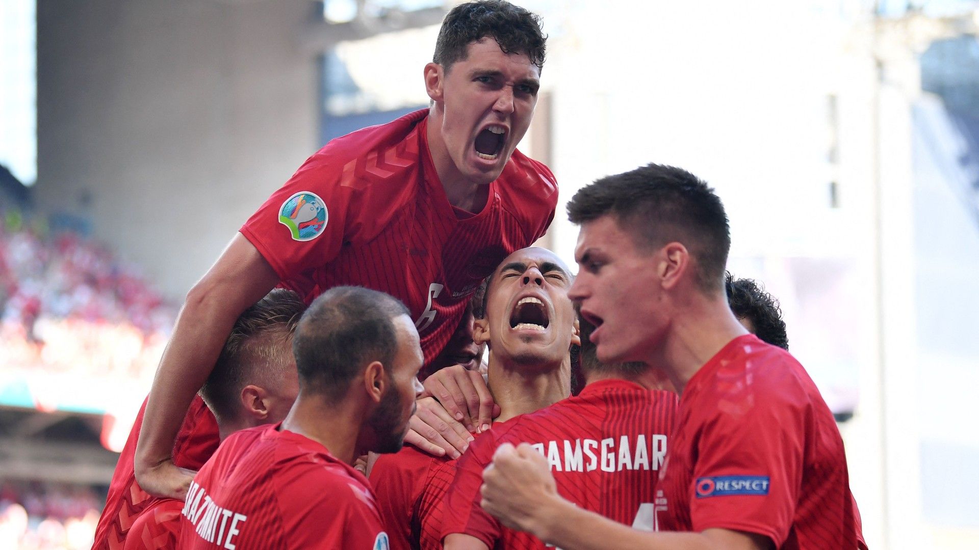 Yussuf Poulsen Denmark Euro 2020