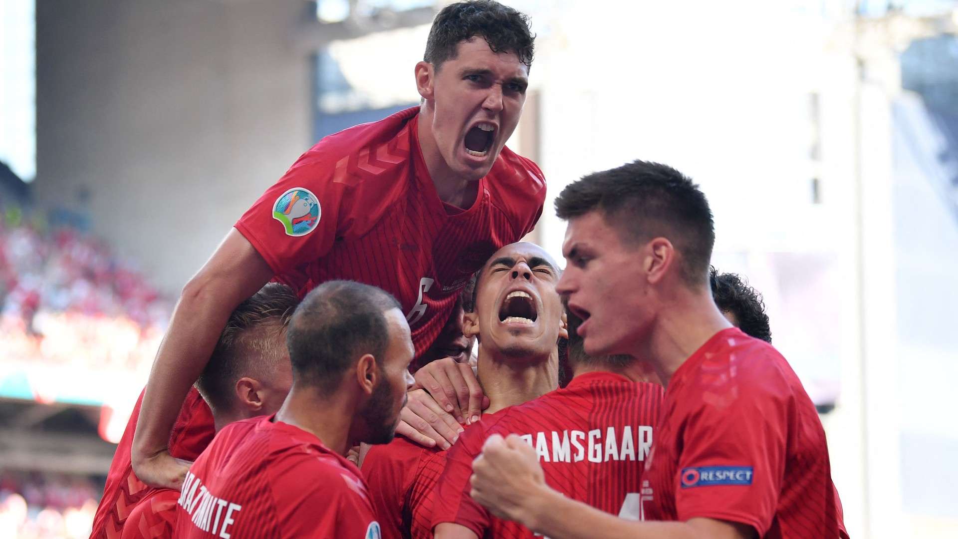 Yussuf Poulsen Denmark Euro 2020