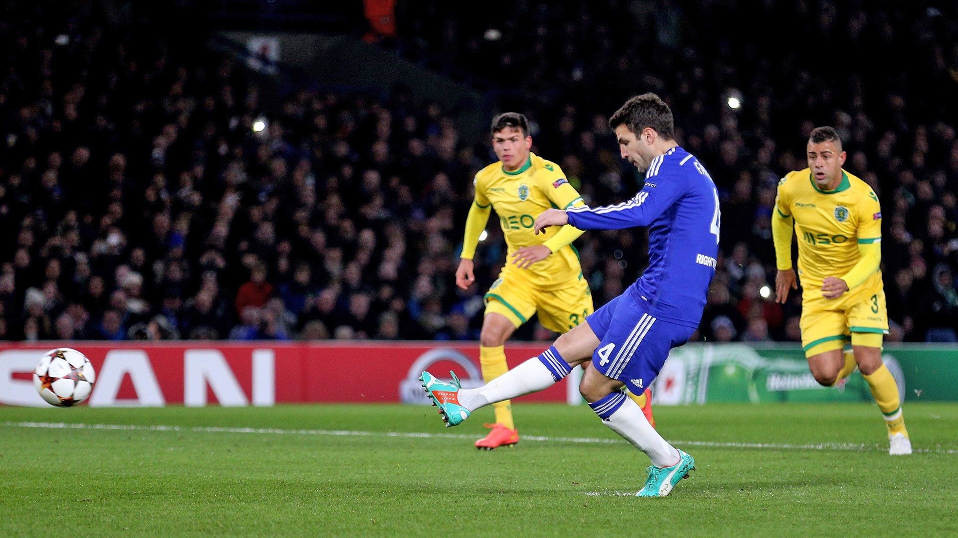 Cesc Fabregas Chelsea Champions League 10122014