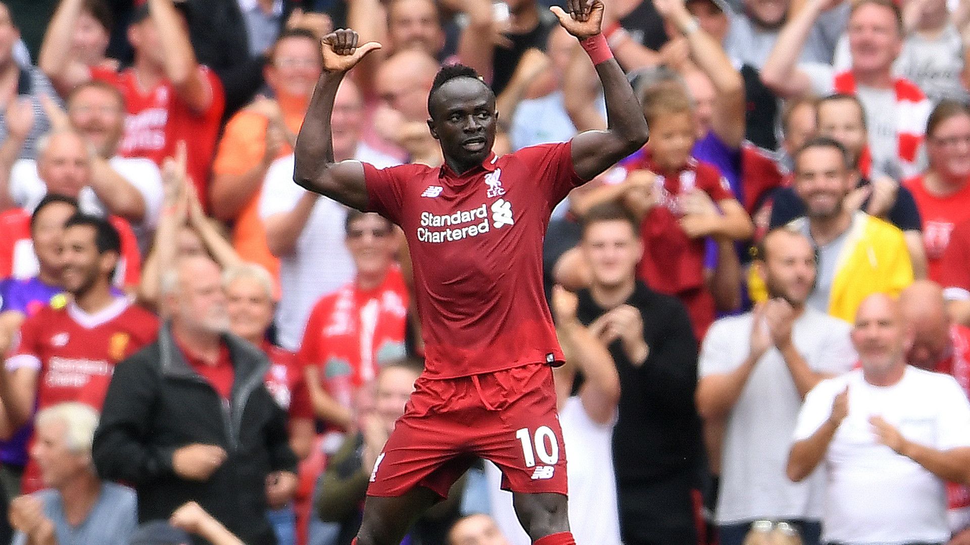 Sadio Mane Liverpool West Ham 12082018