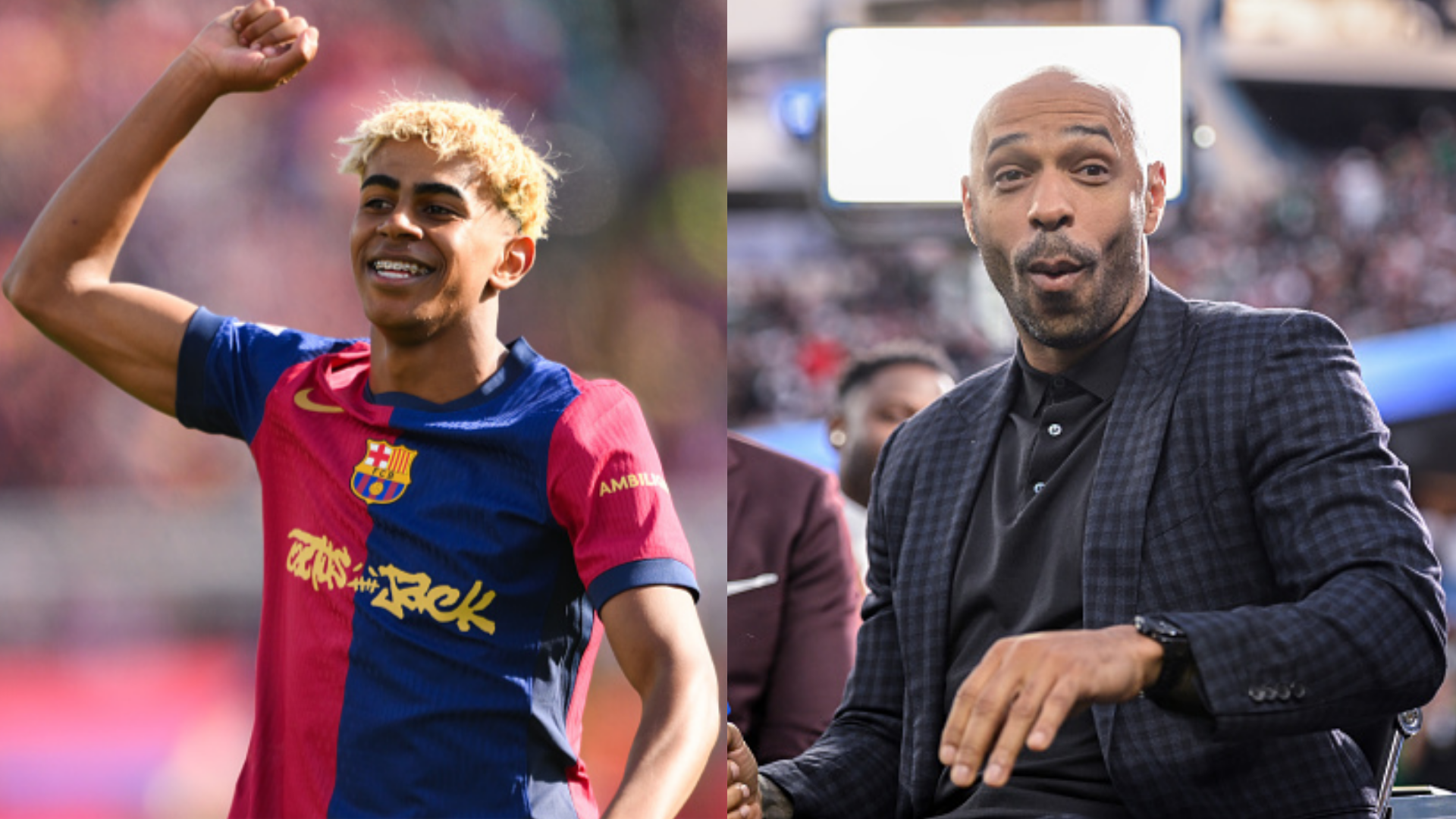¡Lamine Yamal cumple su promesa! La joya del Barcelona intercambia camisetas con Thierry Henry tras la histórica victoria en el Clásico frente al Real Madrid