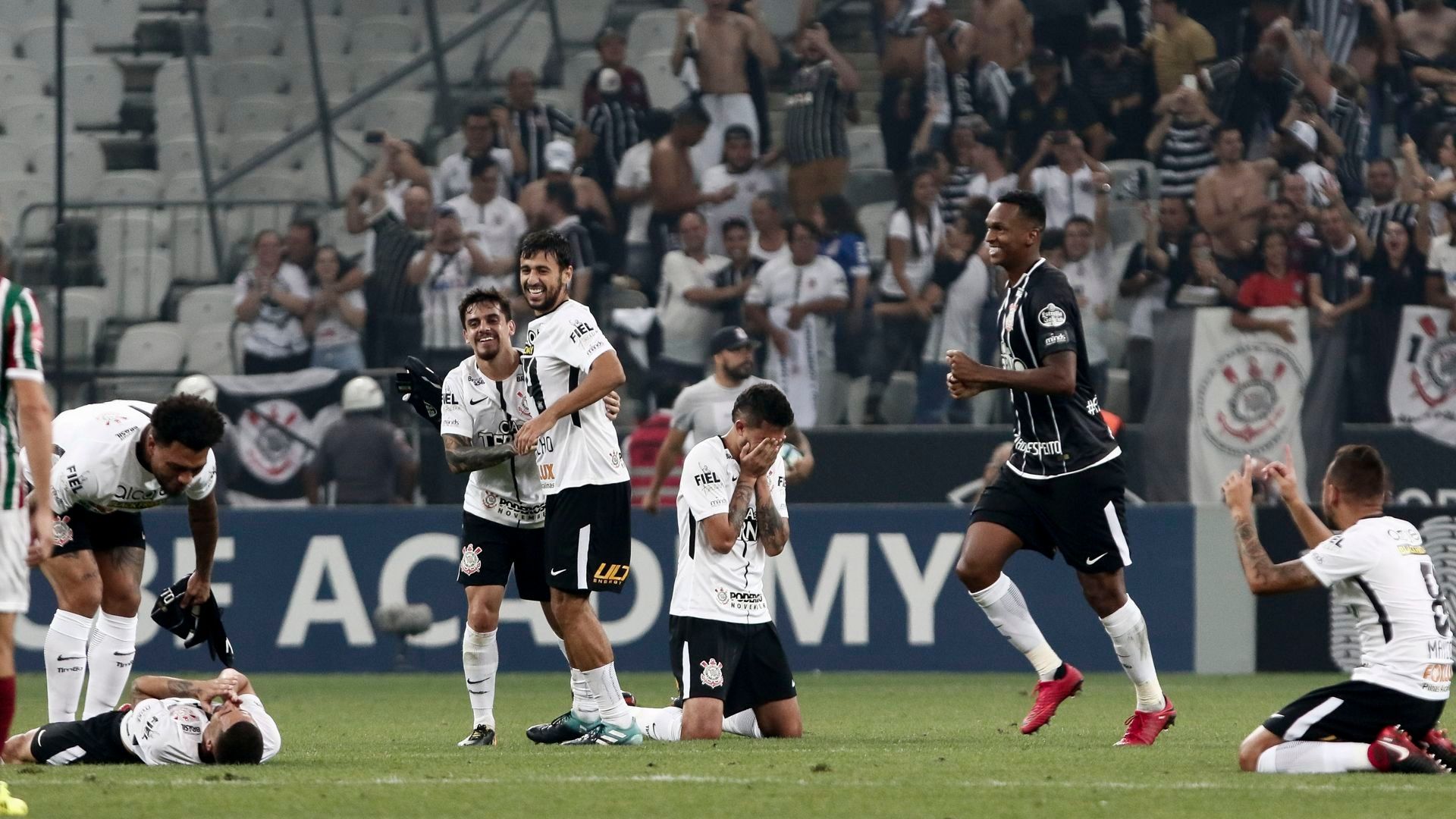 Festa campeao Corinthians Fluminense Brasileirao Serie A 15112017