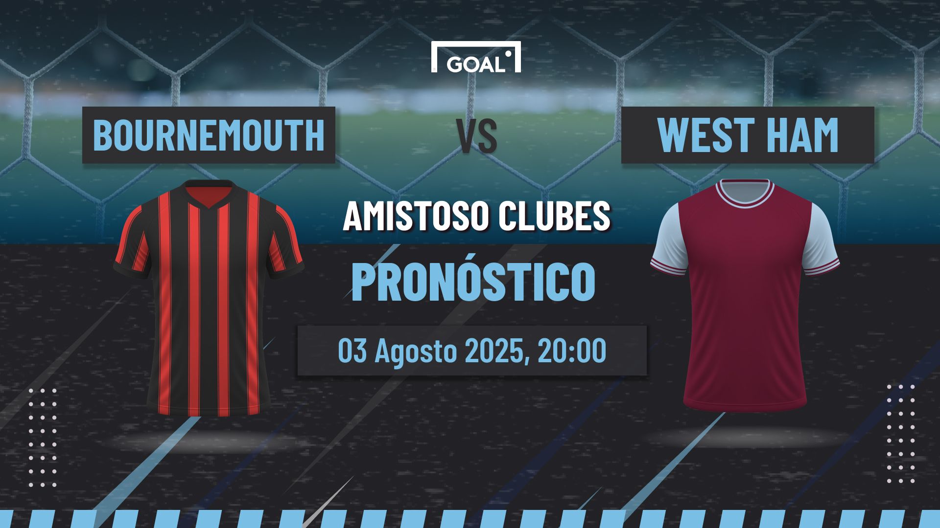 Bournemouth vs West Ham Pronóstico y Apuestas Amistoso de Clubes | 03/08/25