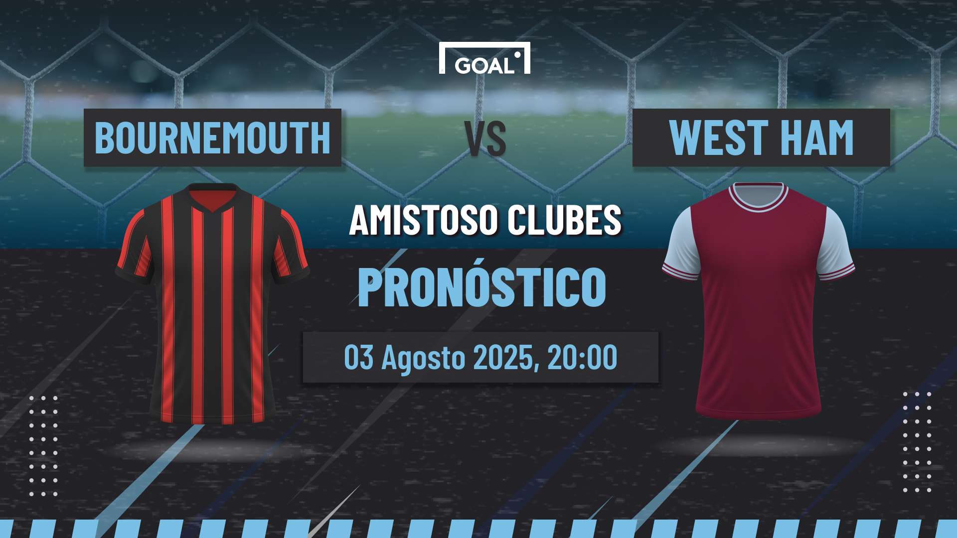Bournemouth vs West Ham Pronóstico y Apuestas Amistoso de Clubes | 03/08/25