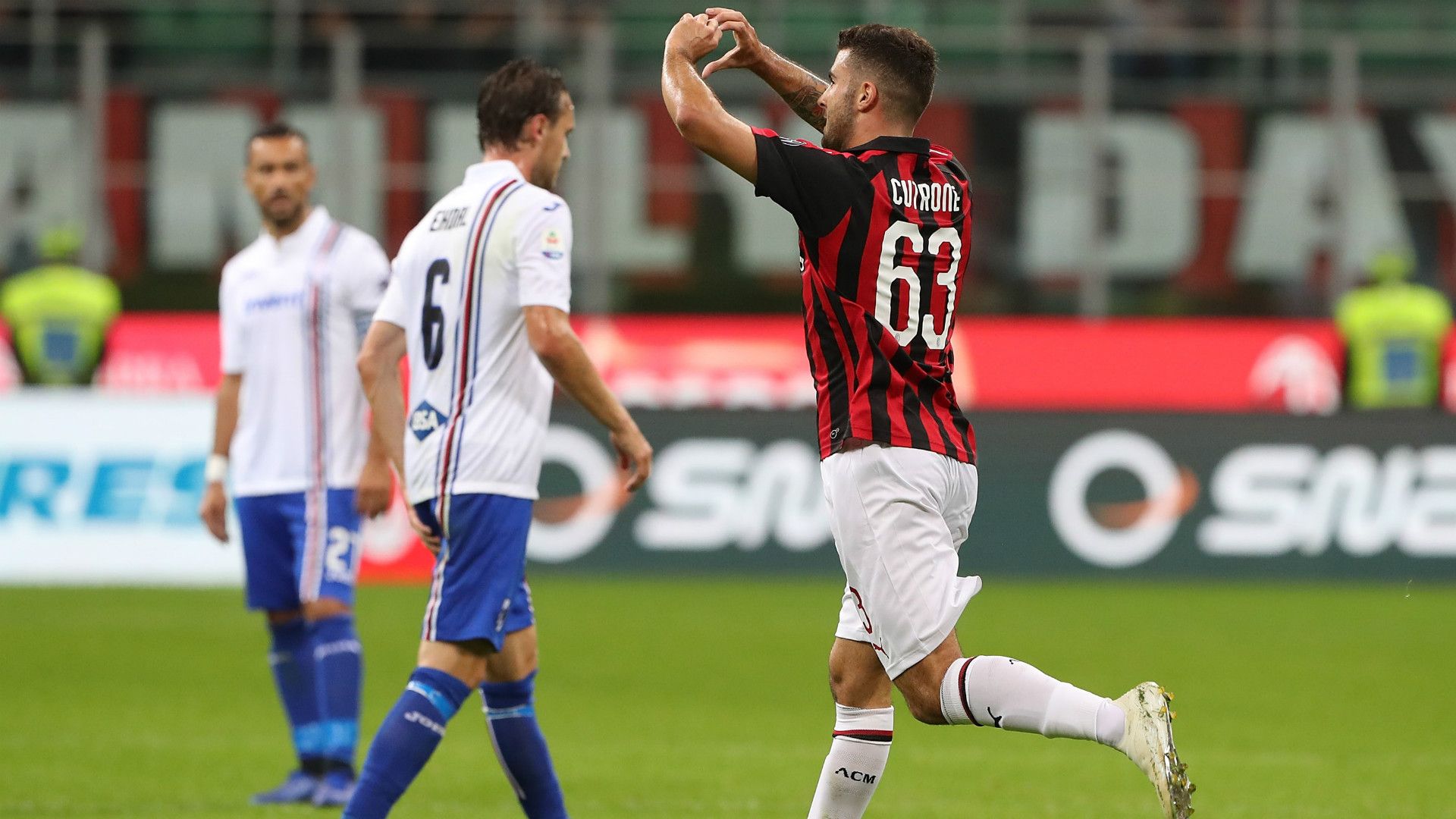 Cutrone Milan-Sampdoria