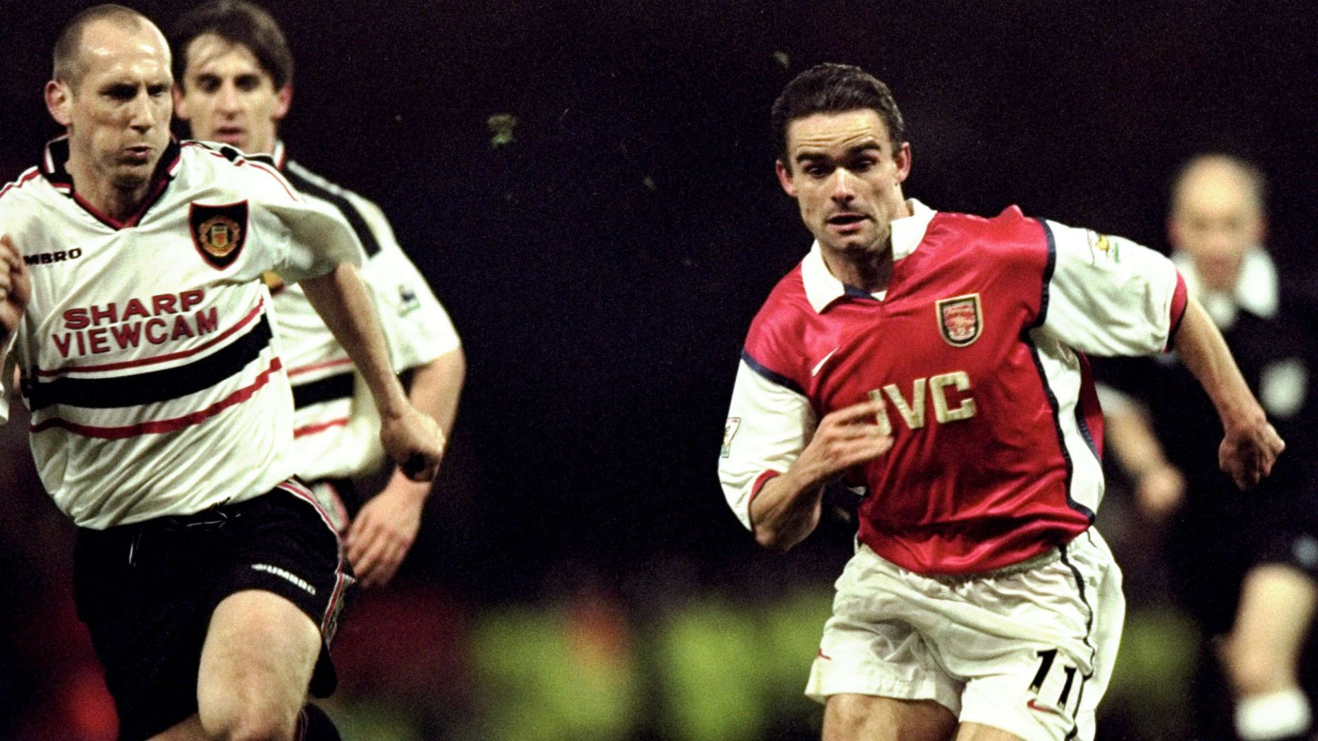 Jaap Stam Manchester United Marc Overmars Arsenal 1998-99