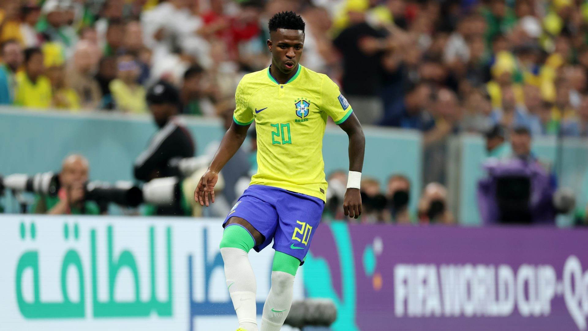 Vinícius Jr., Brasil x Sérvia, Copa do Mundo 2022