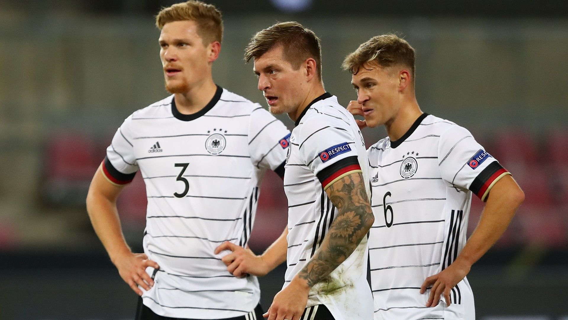 Marcel Halstenberg Toni Kroos Joshua Kimmich Germany Switzerland 13102020