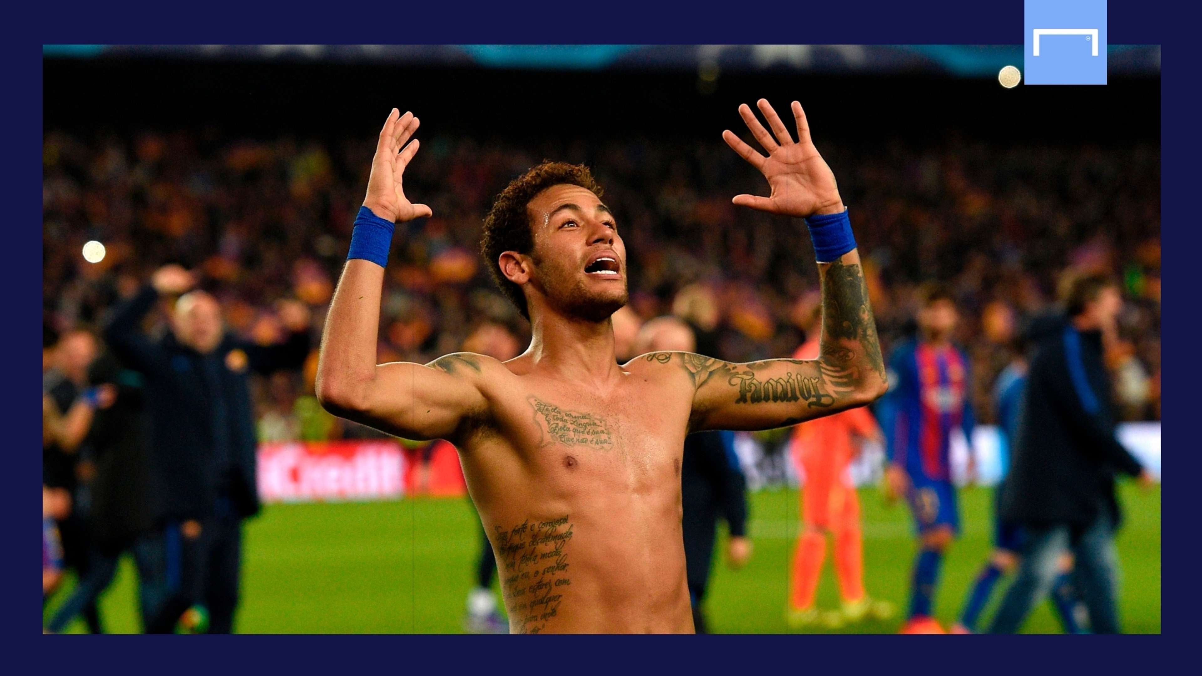 Neymar Barcelona PSG Champions League 2017 GFX