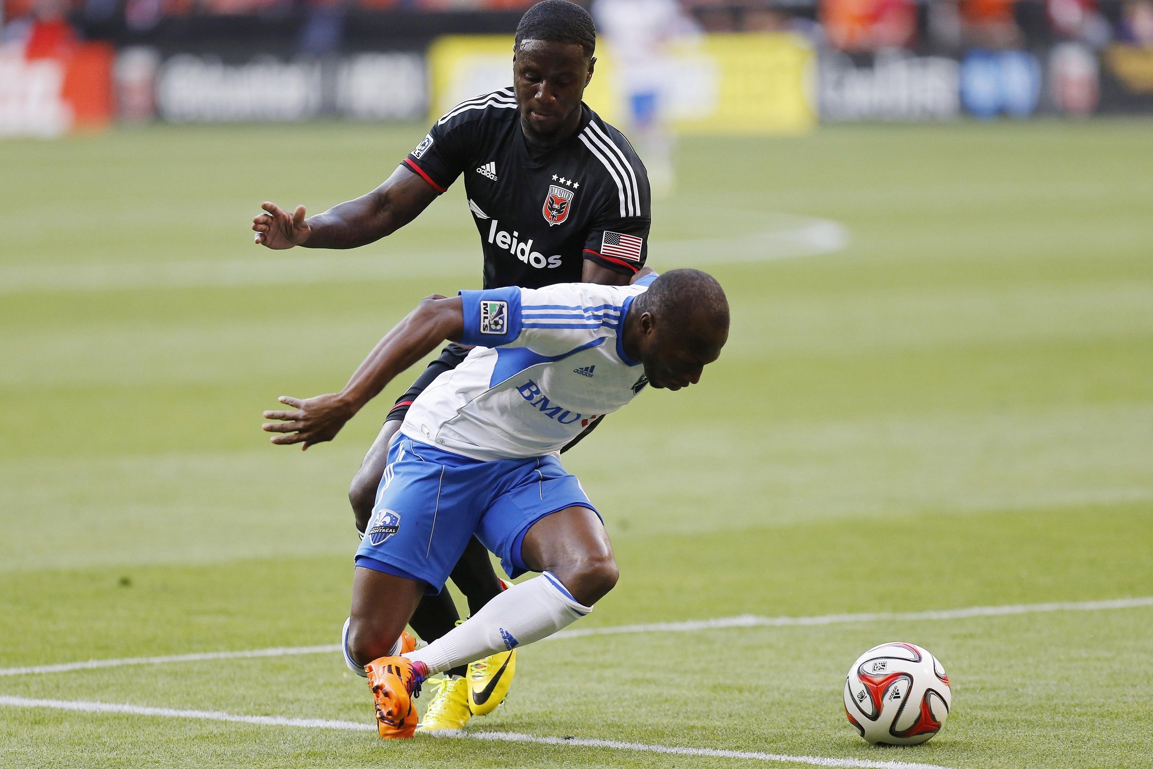 Sanna Nyassi, Montreal Impact; Eddie Johnson, D.C. United; Major League Soccer 05172014